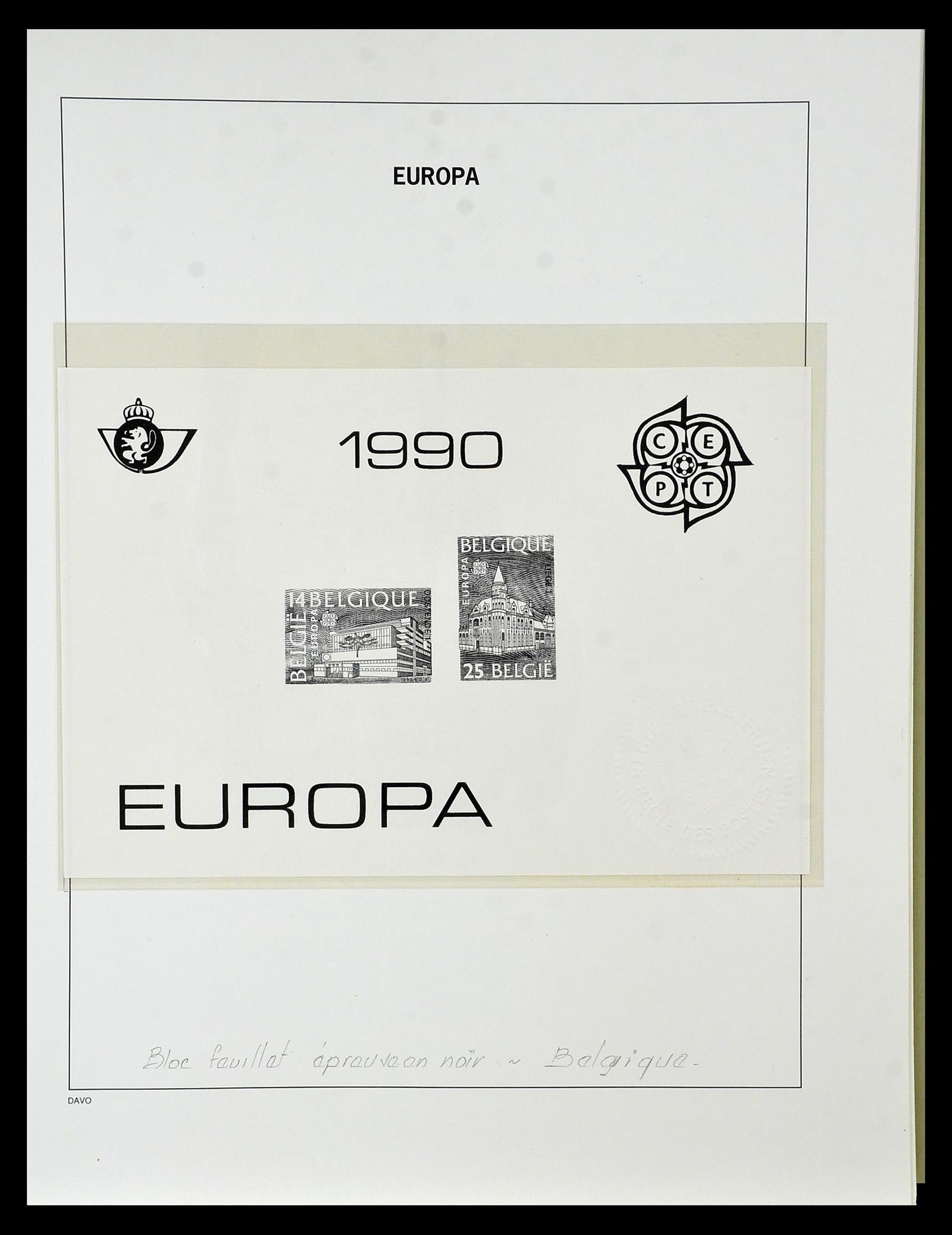 34838 290 - Postzegelverzameling 34838 Europa CEPT 1956-1998.