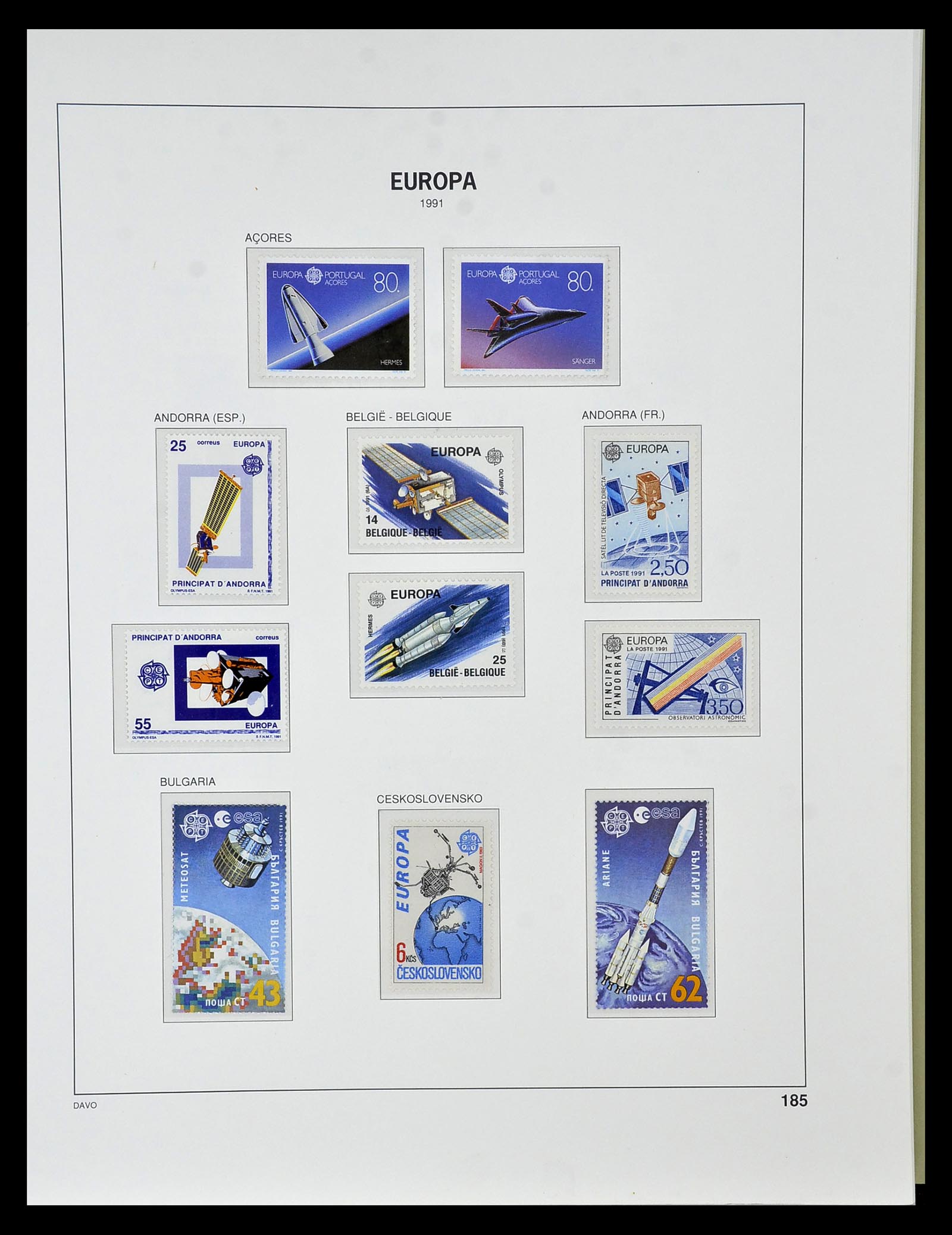 34838 293 - Postzegelverzameling 34838 Europa CEPT 1956-1998.