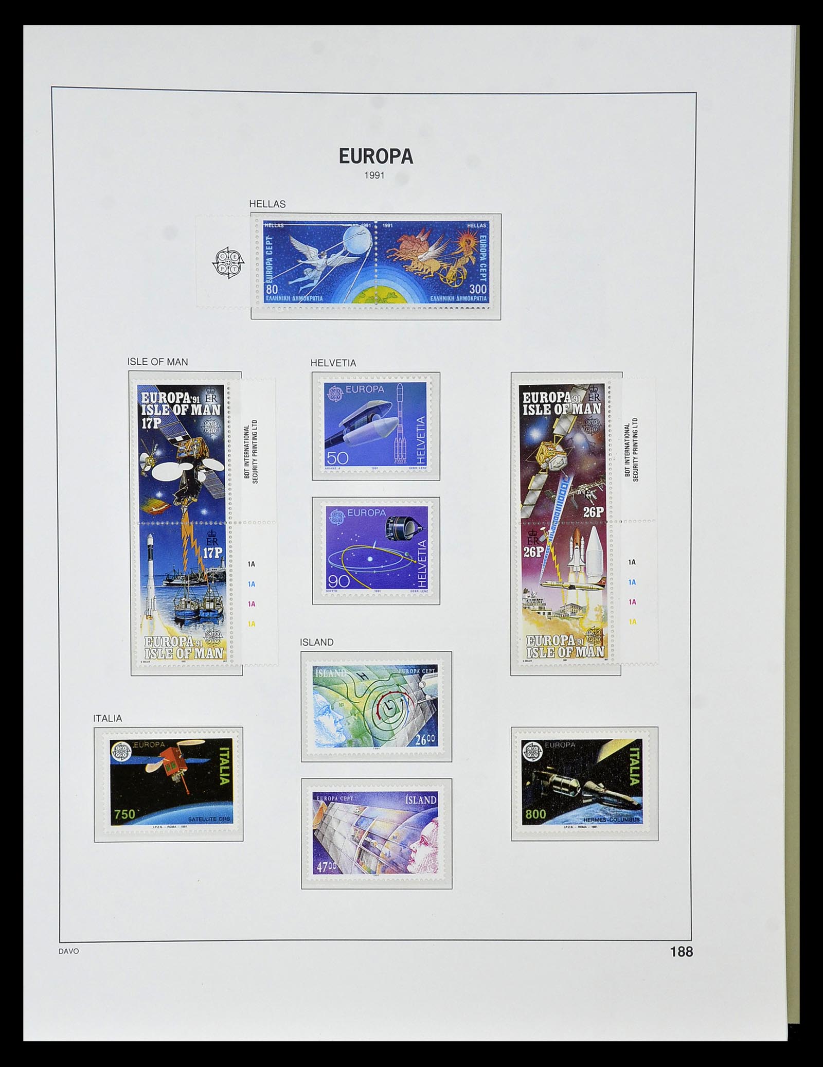 34838 296 - Postzegelverzameling 34838 Europa CEPT 1956-1998.