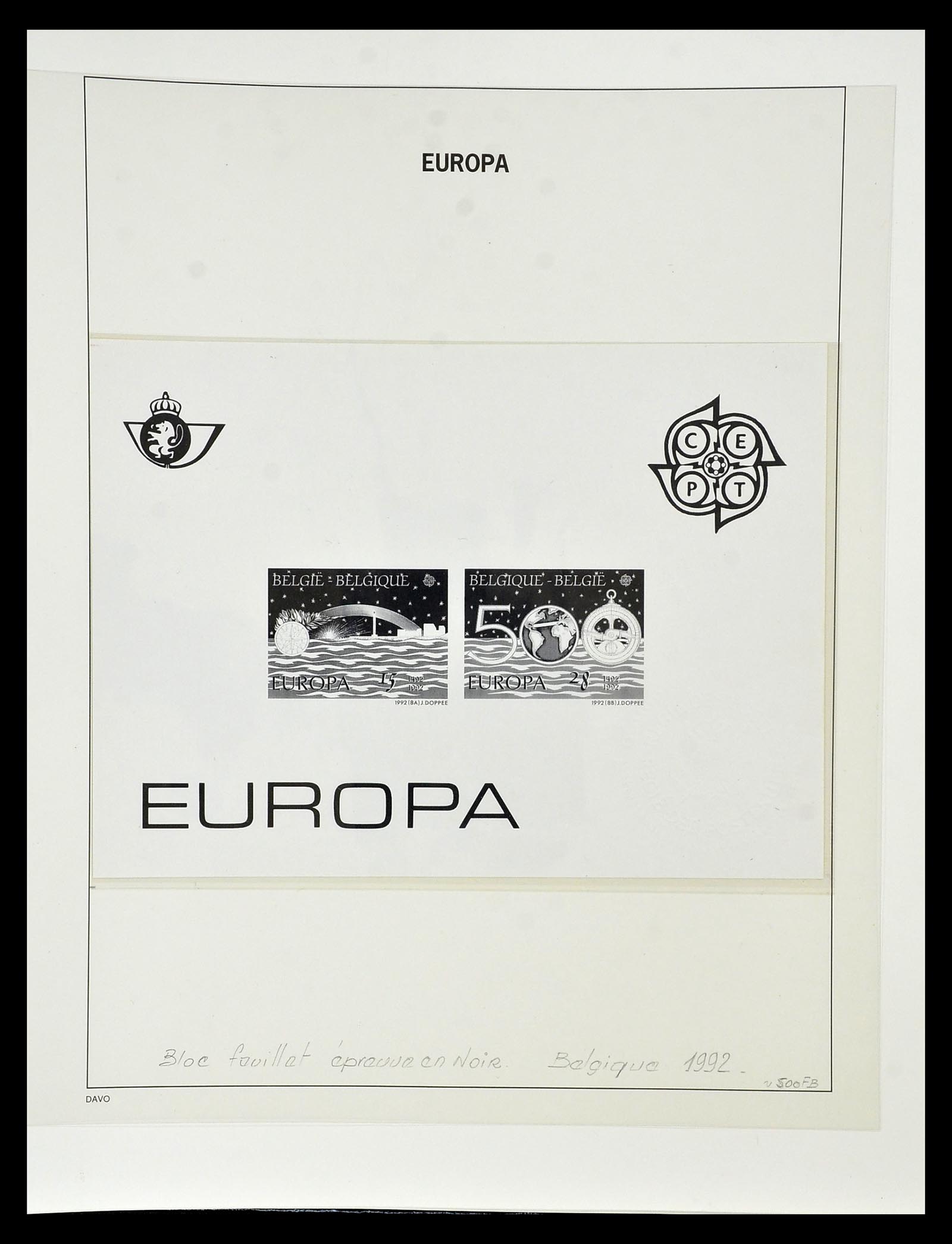34838 321 - Postzegelverzameling 34838 Europa CEPT 1956-1998.