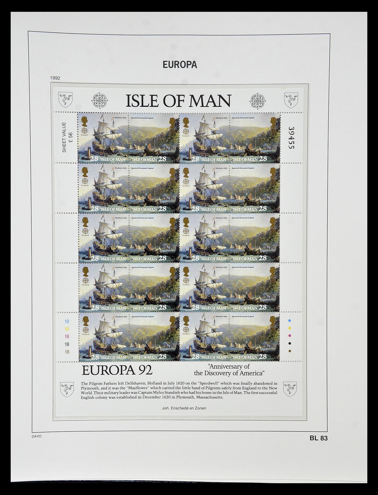 34838 325 - Postzegelverzameling 34838 Europa CEPT 1956-1998.