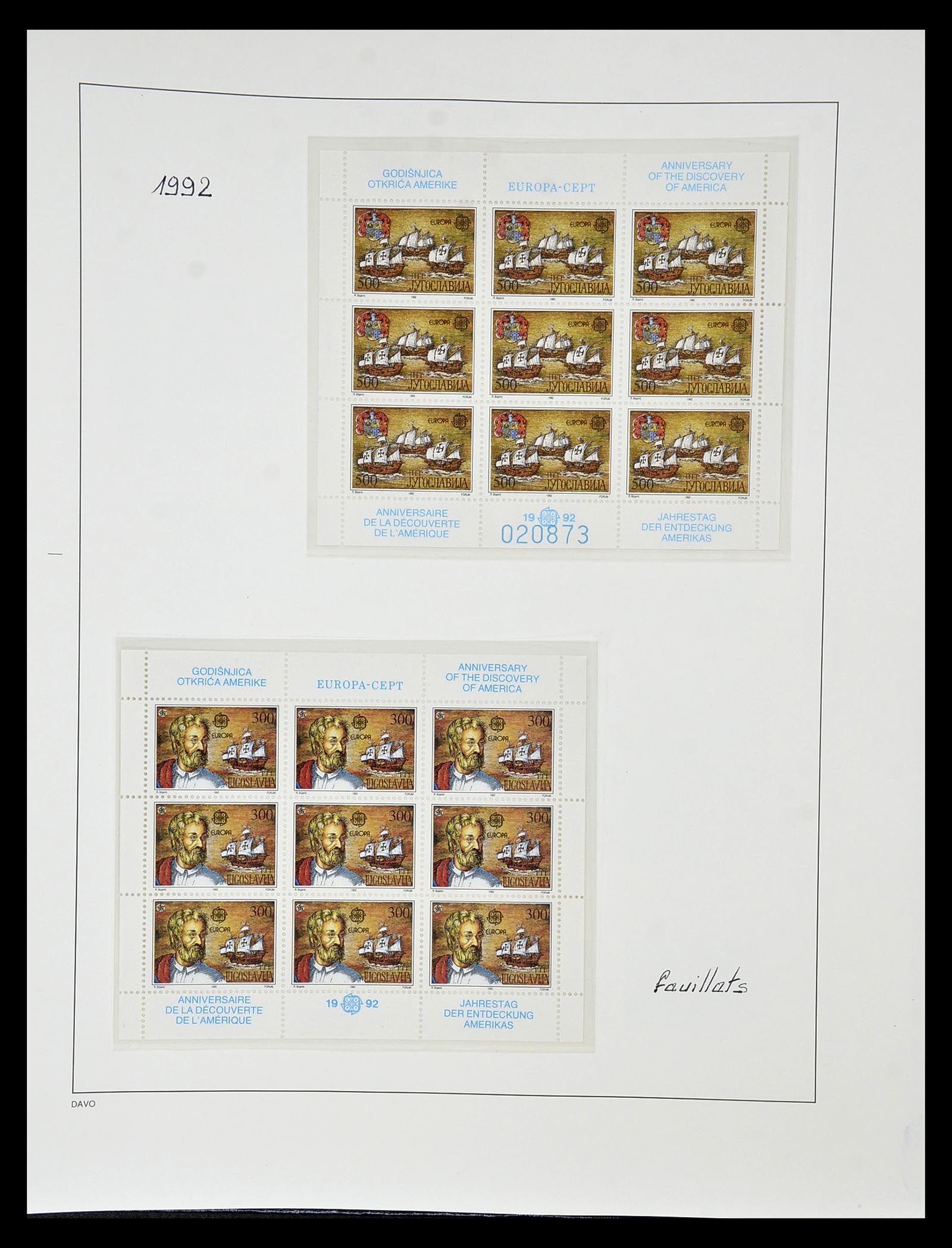 34838 331 - Postzegelverzameling 34838 Europa CEPT 1956-1998.