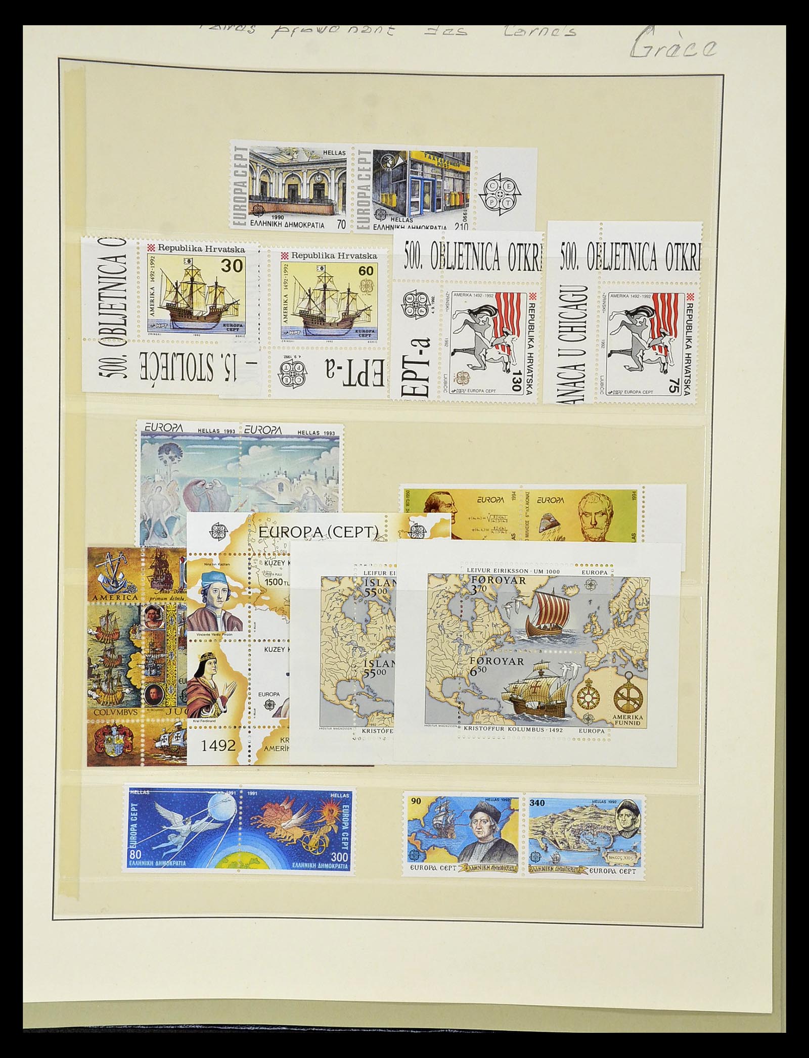 34838 332 - Postzegelverzameling 34838 Europa CEPT 1956-1998.
