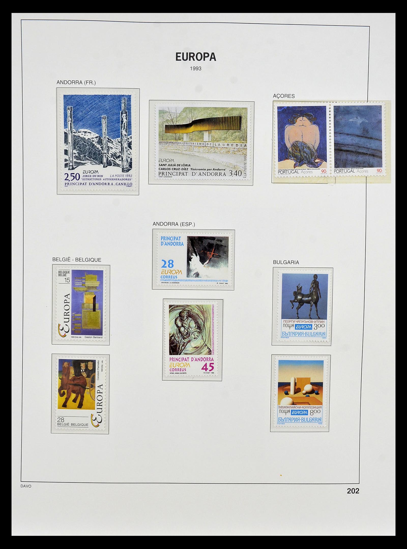 34838 334 - Postzegelverzameling 34838 Europa CEPT 1956-1998.