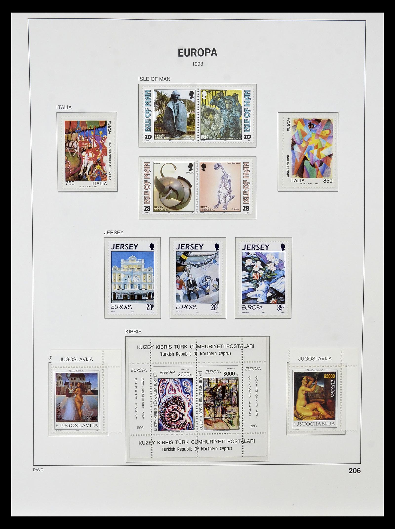 34838 338 - Postzegelverzameling 34838 Europa CEPT 1956-1998.