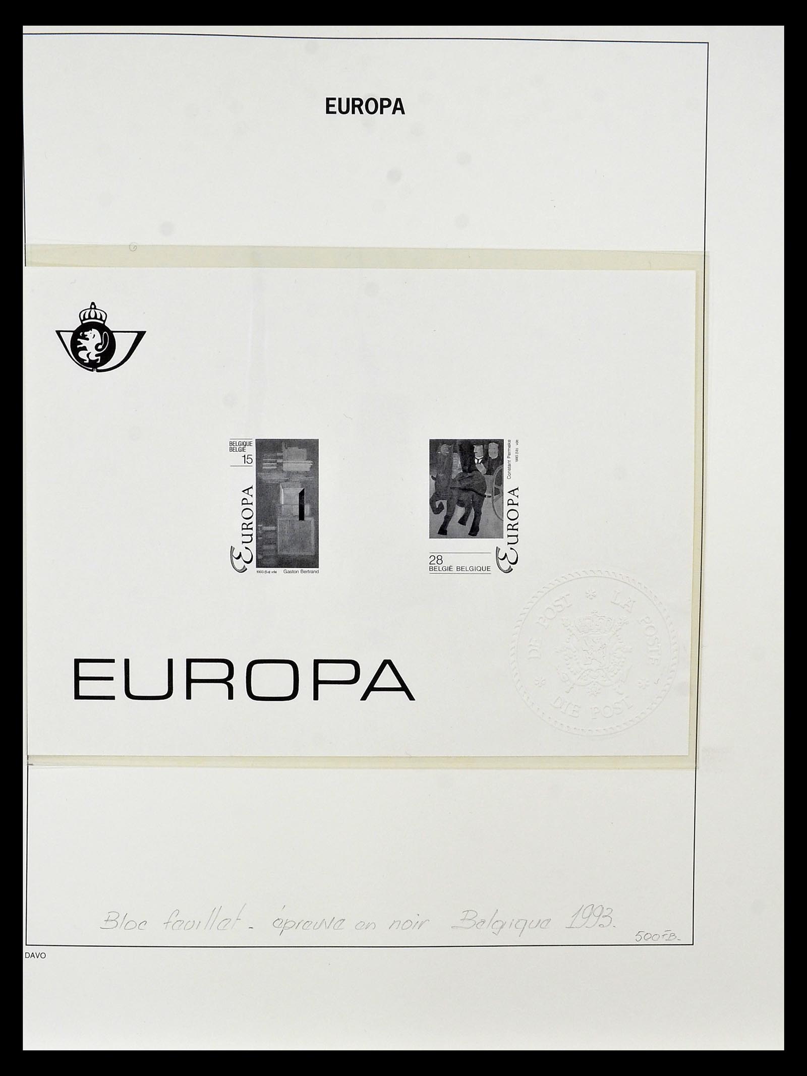 34838 342 - Postzegelverzameling 34838 Europa CEPT 1956-1998.