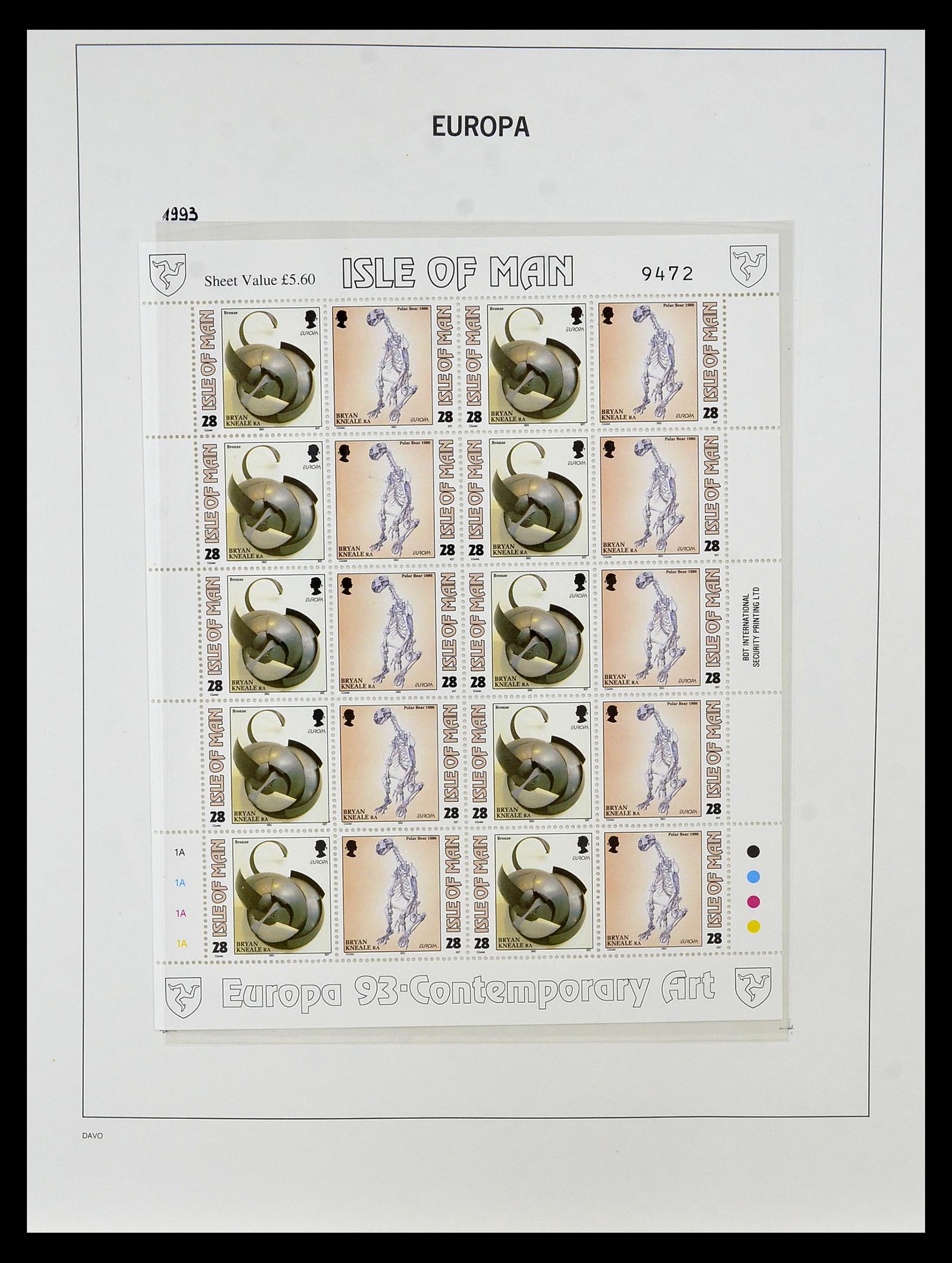34838 348 - Postzegelverzameling 34838 Europa CEPT 1956-1998.
