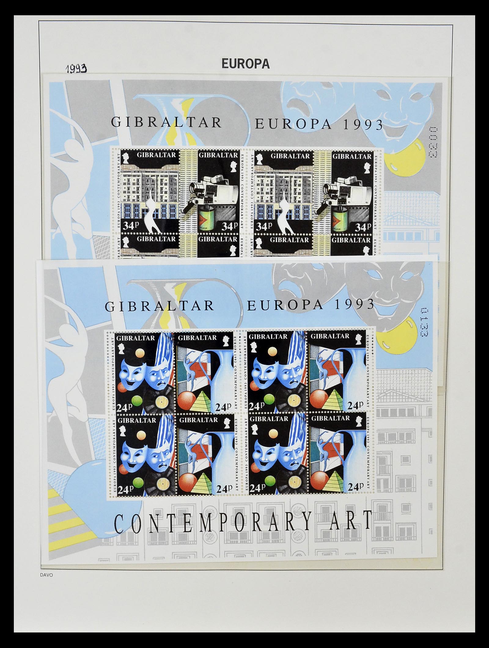 34838 349 - Postzegelverzameling 34838 Europa CEPT 1956-1998.