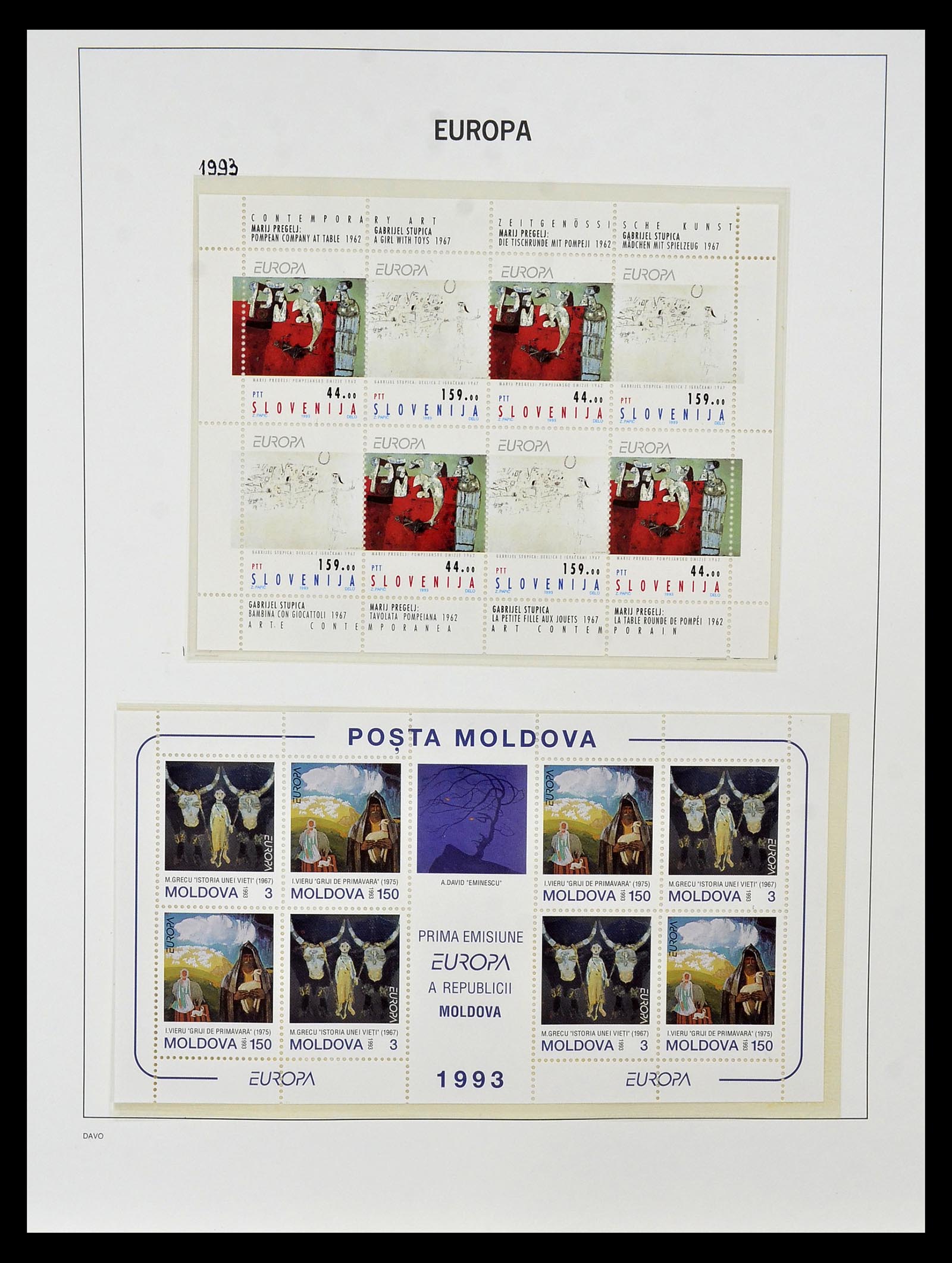 34838 350 - Postzegelverzameling 34838 Europa CEPT 1956-1998.