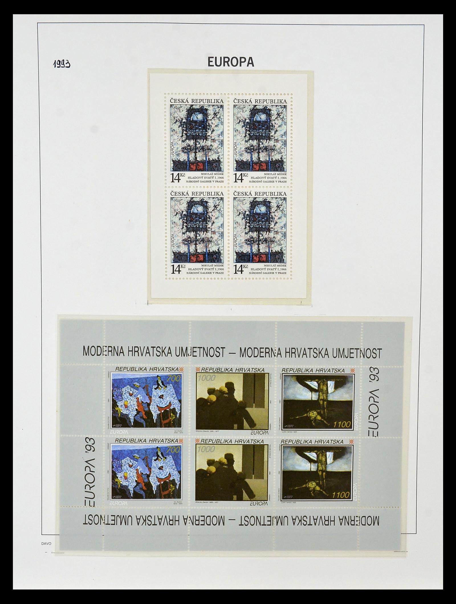 34838 351 - Postzegelverzameling 34838 Europa CEPT 1956-1998.