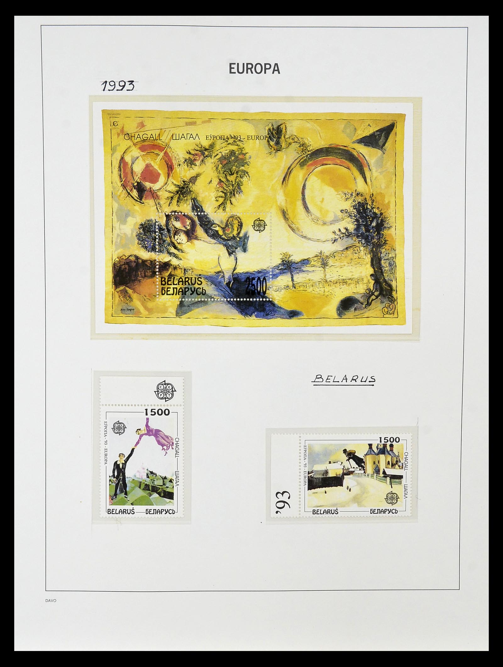 34838 352 - Postzegelverzameling 34838 Europa CEPT 1956-1998.