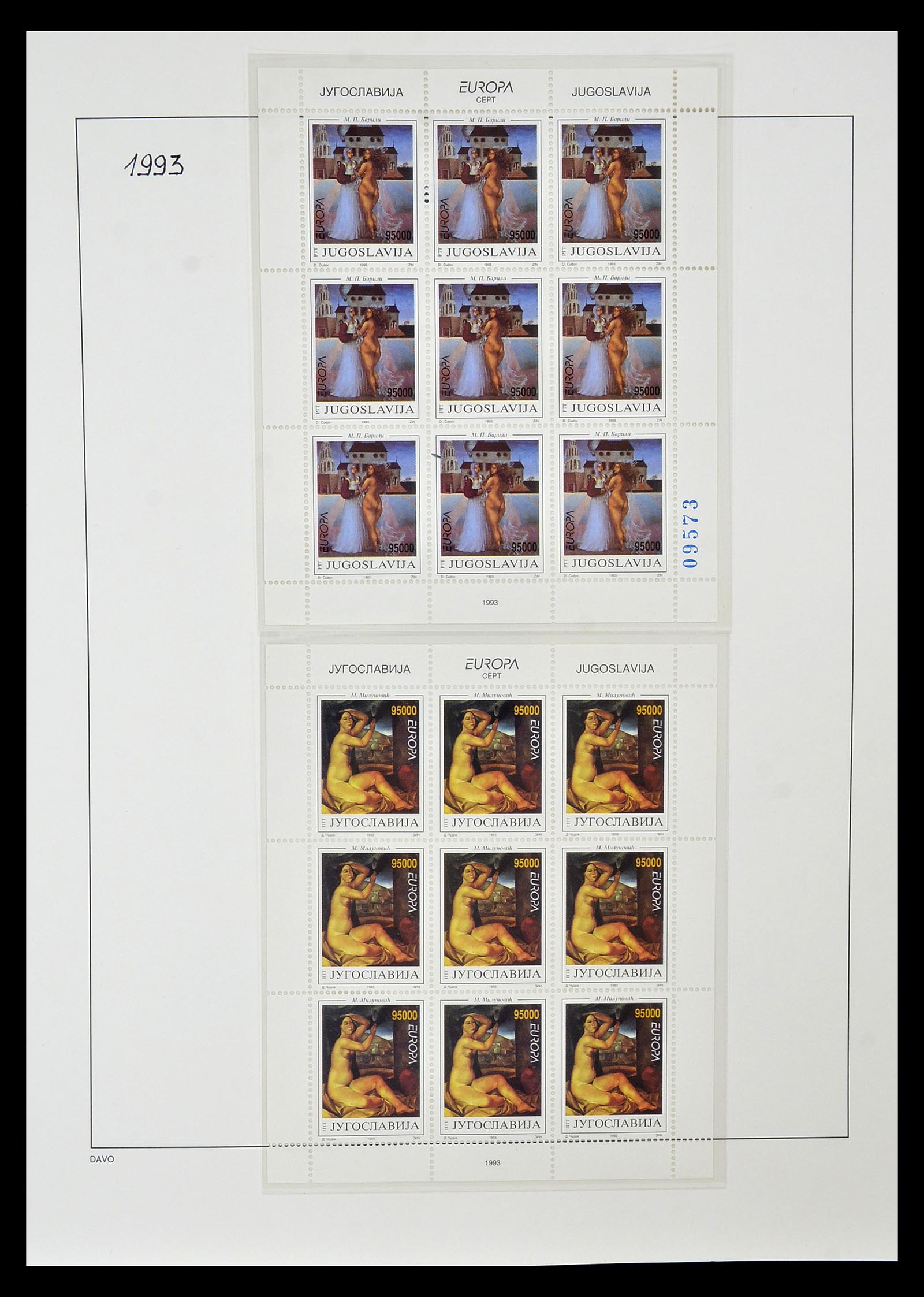 34838 354 - Postzegelverzameling 34838 Europa CEPT 1956-1998.
