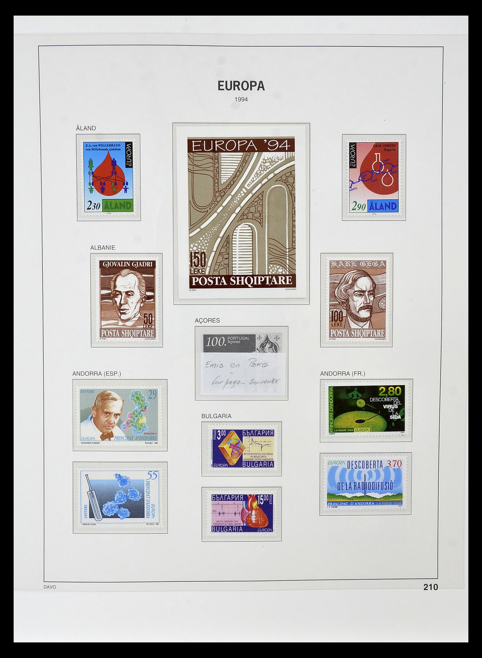 34838 355 - Postzegelverzameling 34838 Europa CEPT 1956-1998.