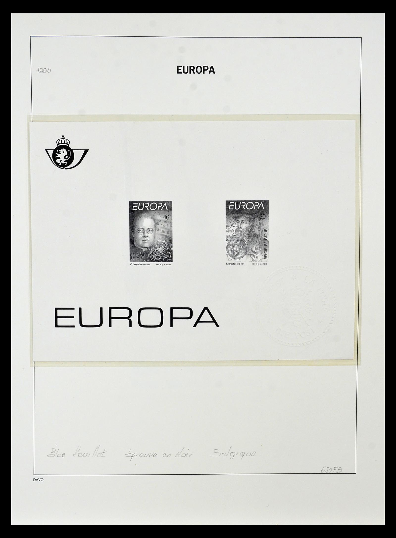 34838 364 - Postzegelverzameling 34838 Europa CEPT 1956-1998.