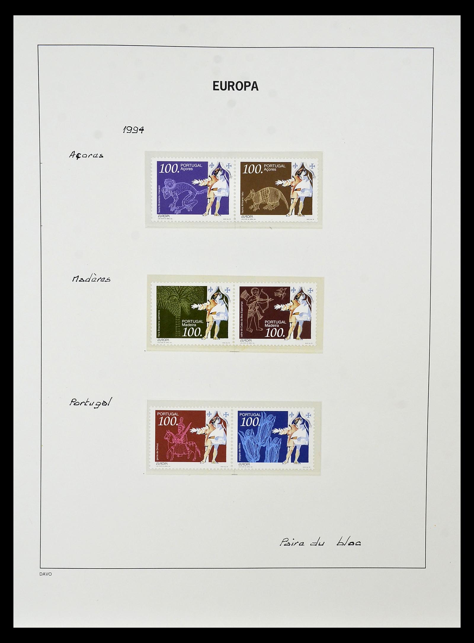 34838 366 - Postzegelverzameling 34838 Europa CEPT 1956-1998.