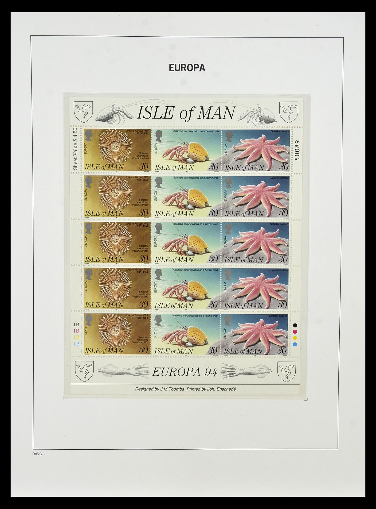 34838 371 - Postzegelverzameling 34838 Europa CEPT 1956-1998.