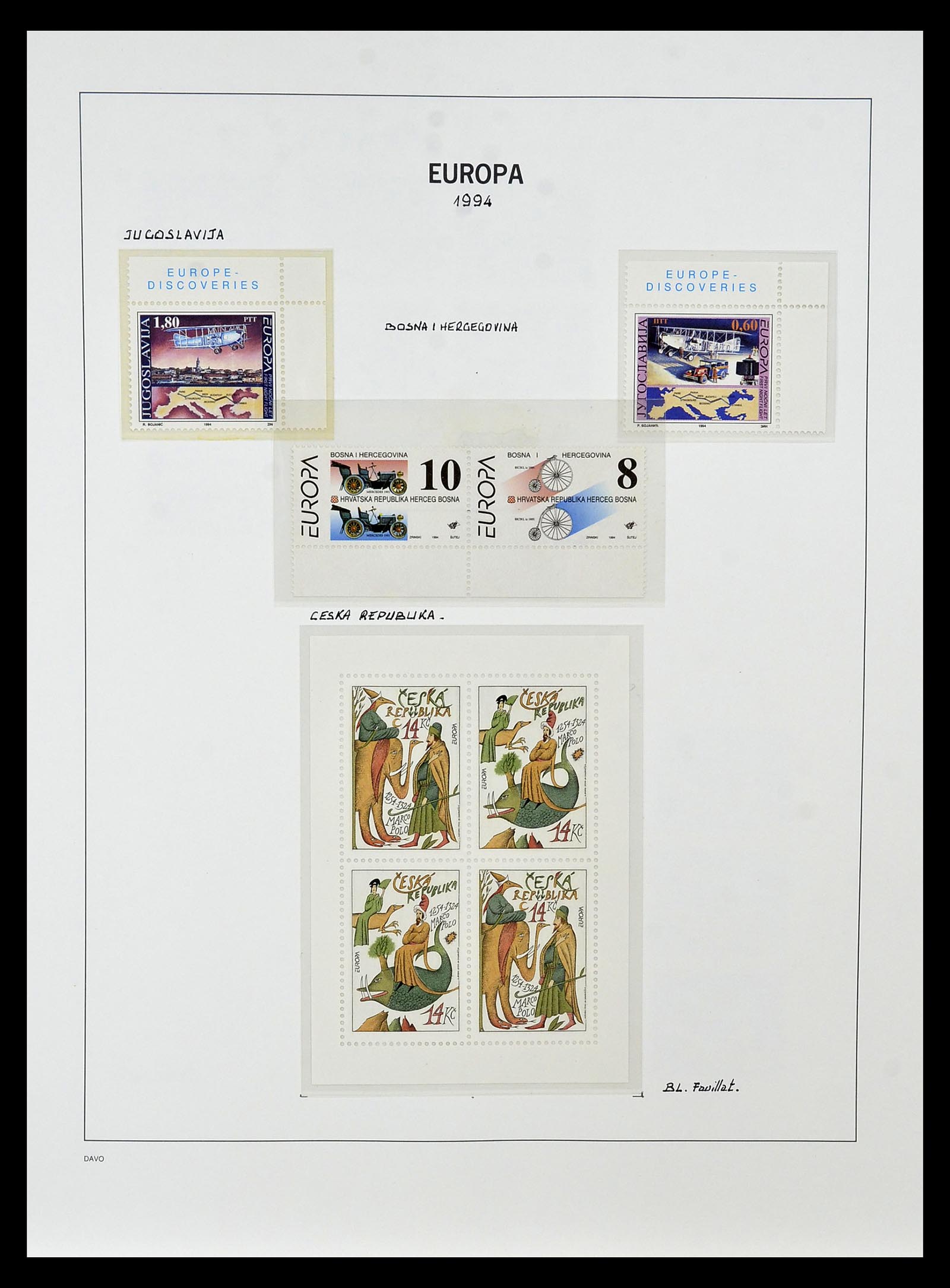 34838 373 - Postzegelverzameling 34838 Europa CEPT 1956-1998.
