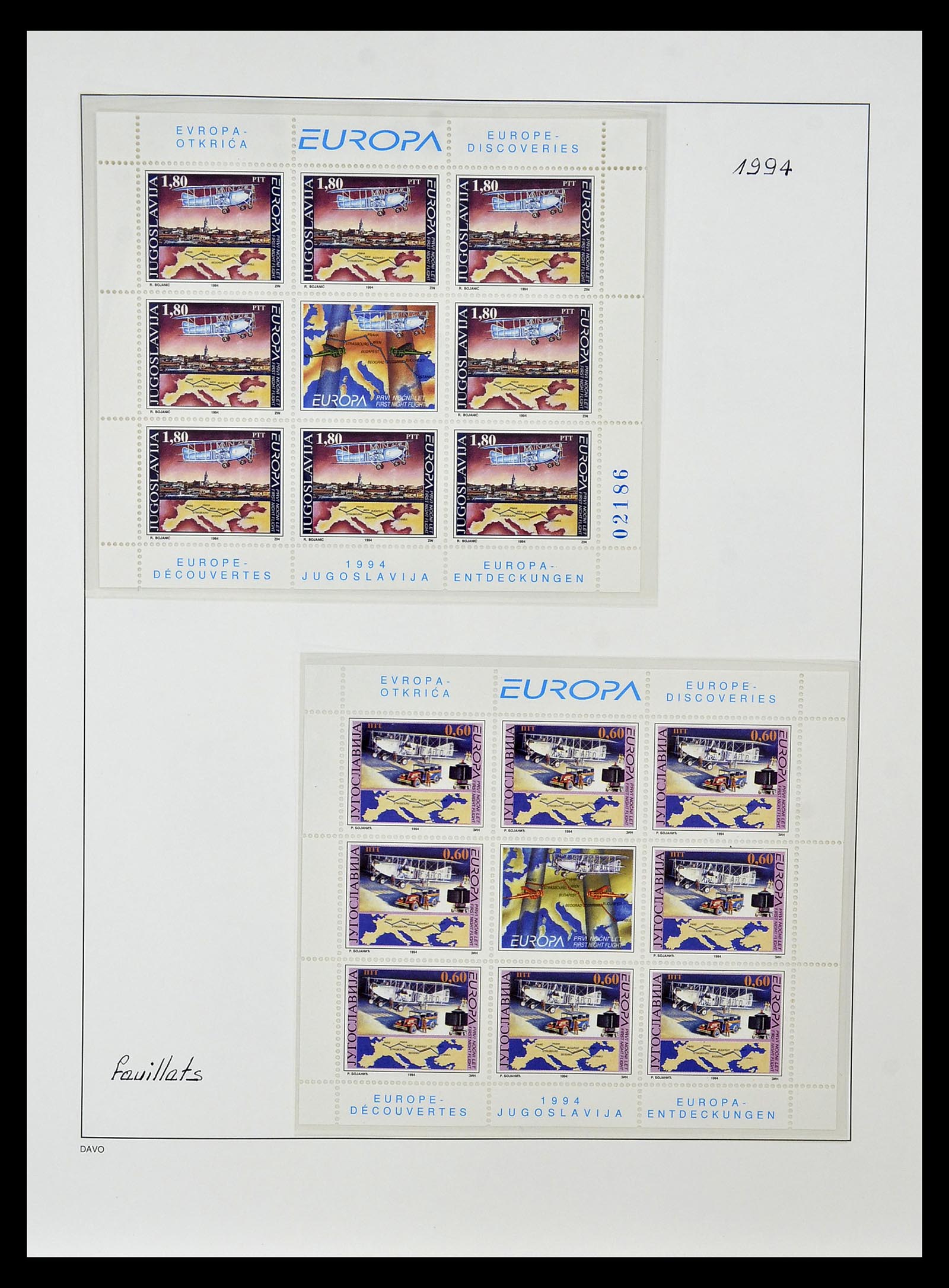 34838 374 - Postzegelverzameling 34838 Europa CEPT 1956-1998.