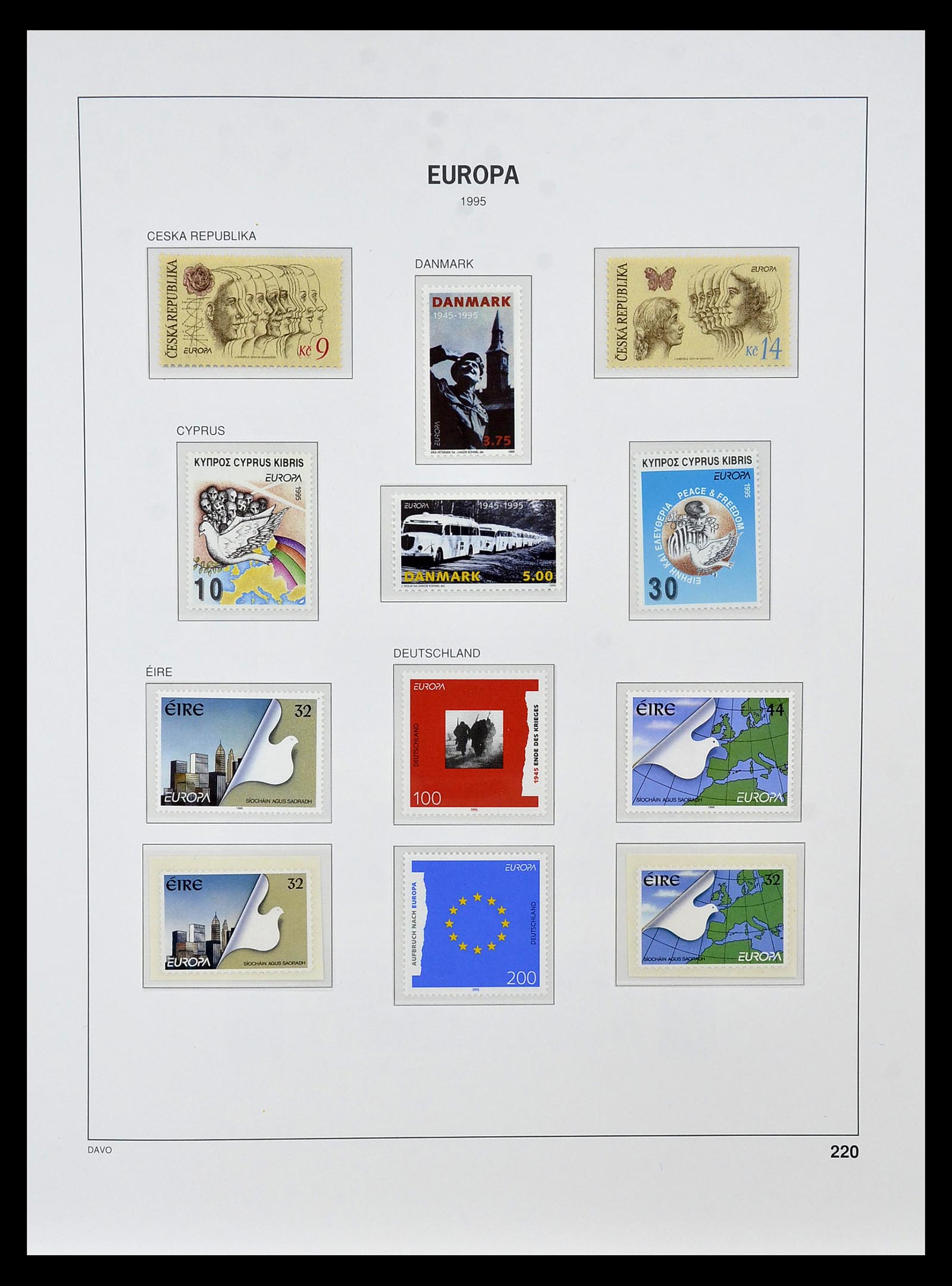 34838 376 - Postzegelverzameling 34838 Europa CEPT 1956-1998.