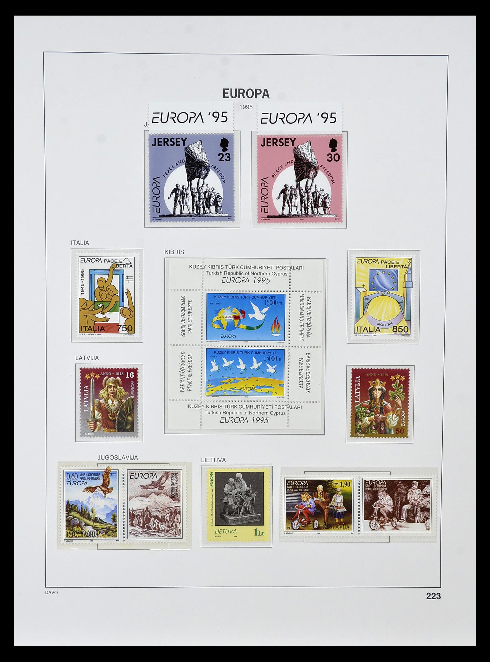 34838 379 - Postzegelverzameling 34838 Europa CEPT 1956-1998.