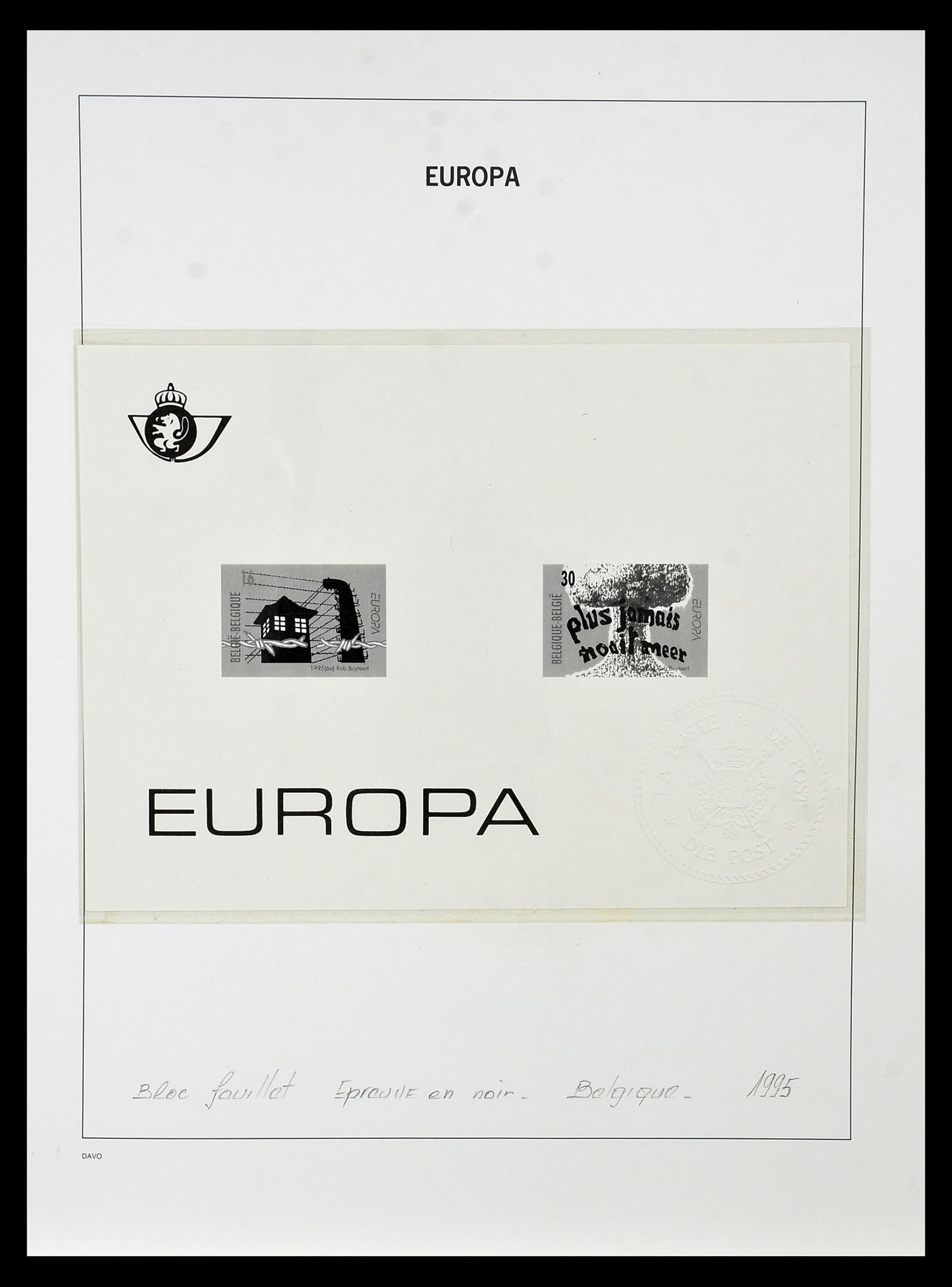 34838 384 - Postzegelverzameling 34838 Europa CEPT 1956-1998.