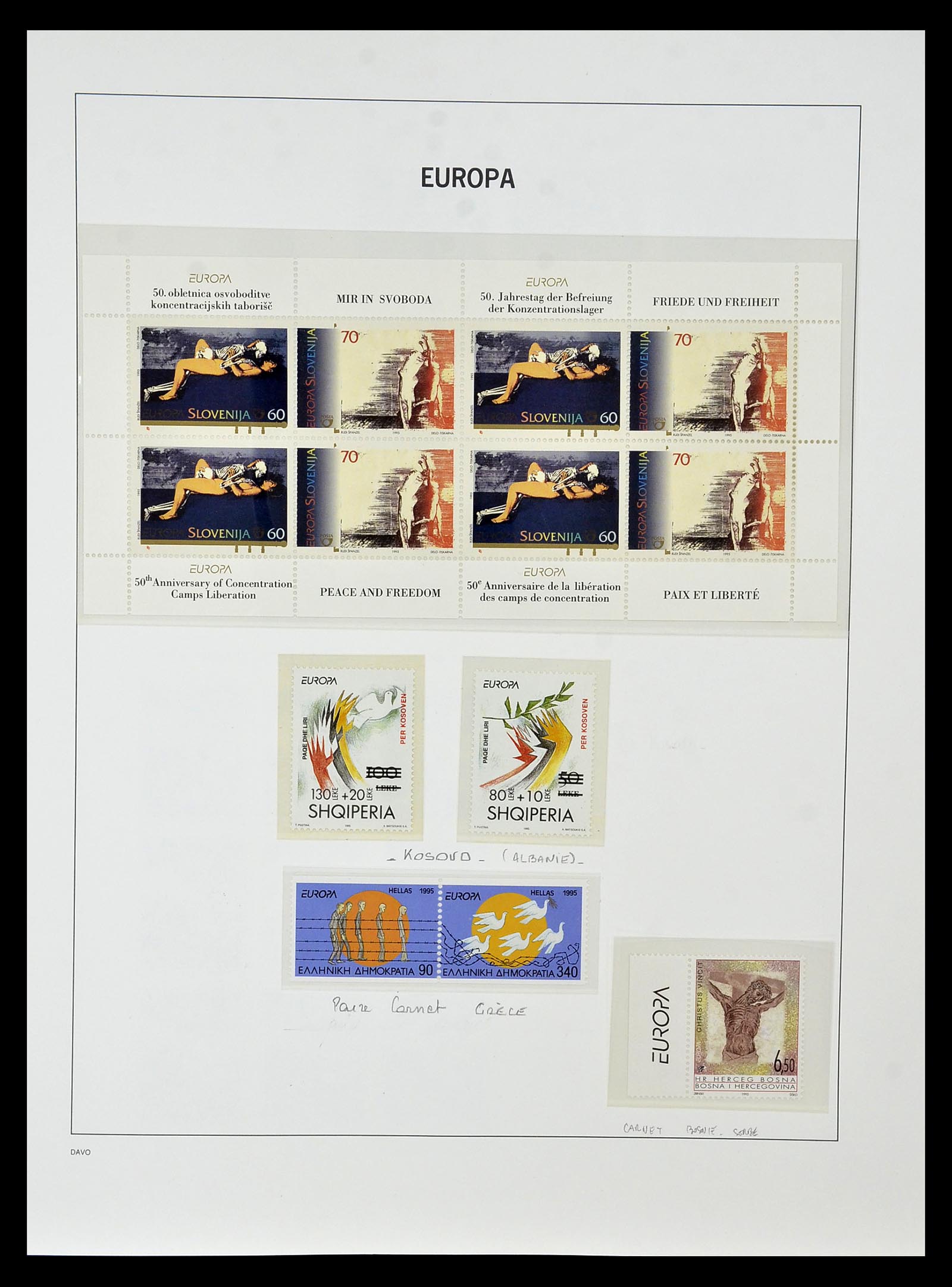 34838 388 - Postzegelverzameling 34838 Europa CEPT 1956-1998.