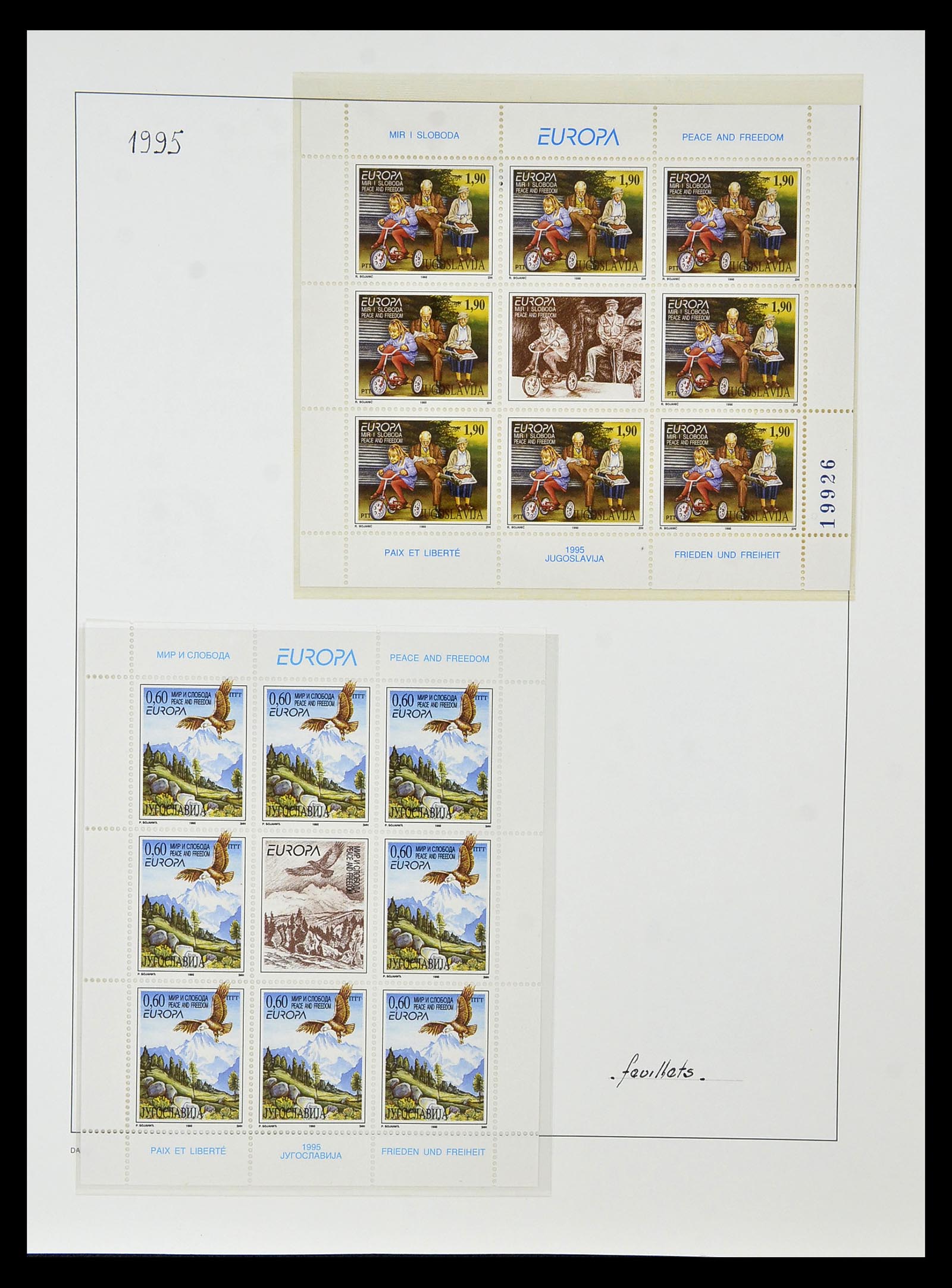 34838 389 - Postzegelverzameling 34838 Europa CEPT 1956-1998.