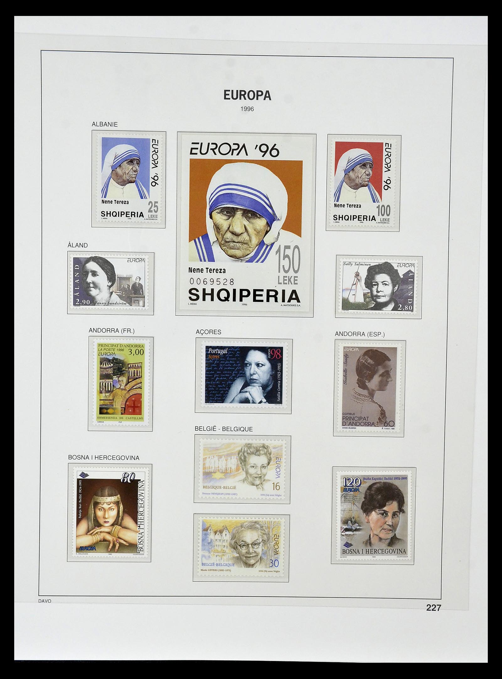 34838 390 - Postzegelverzameling 34838 Europa CEPT 1956-1998.