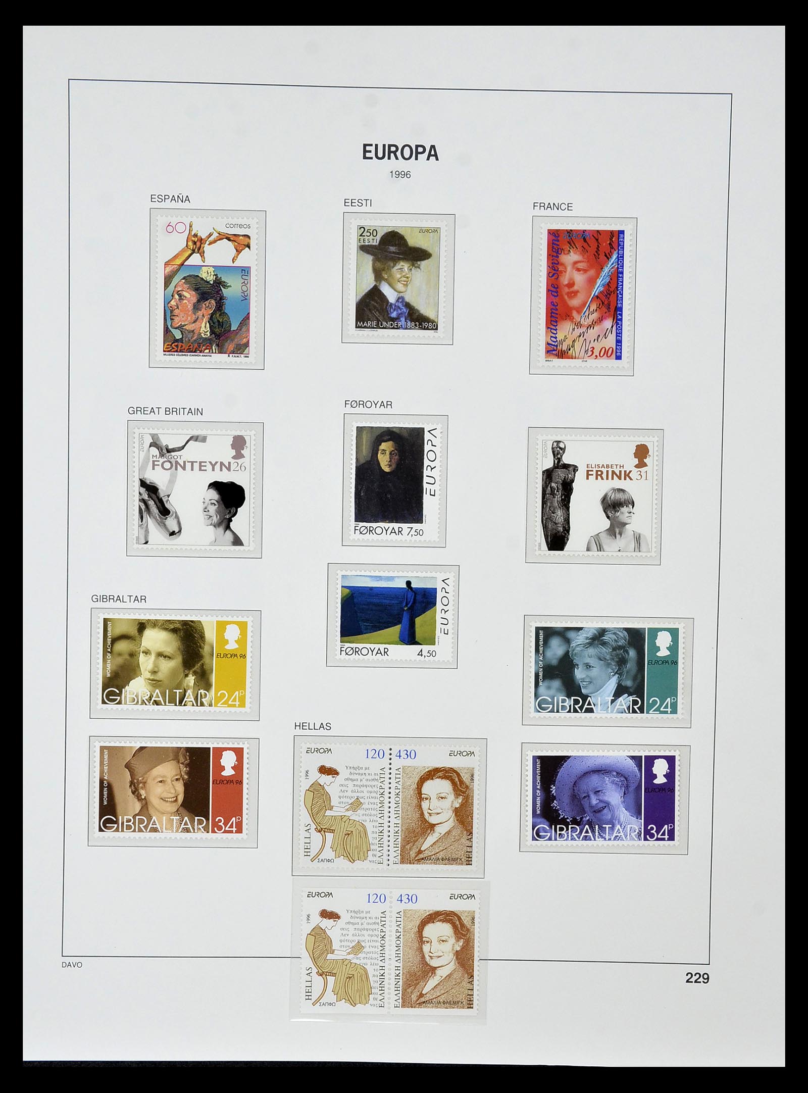34838 392 - Postzegelverzameling 34838 Europa CEPT 1956-1998.
