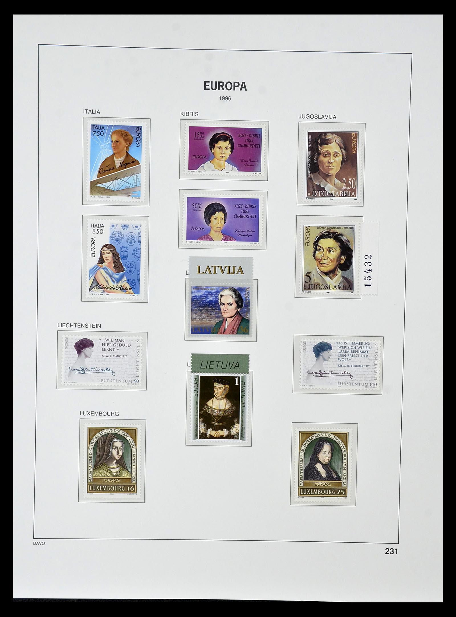 34838 394 - Postzegelverzameling 34838 Europa CEPT 1956-1998.