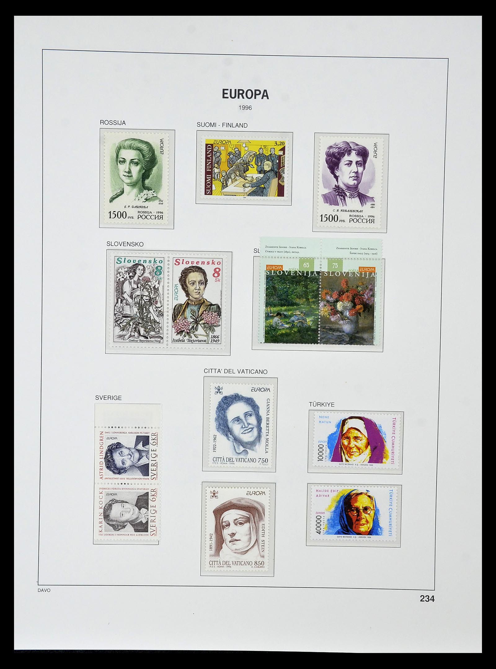 34838 397 - Postzegelverzameling 34838 Europa CEPT 1956-1998.