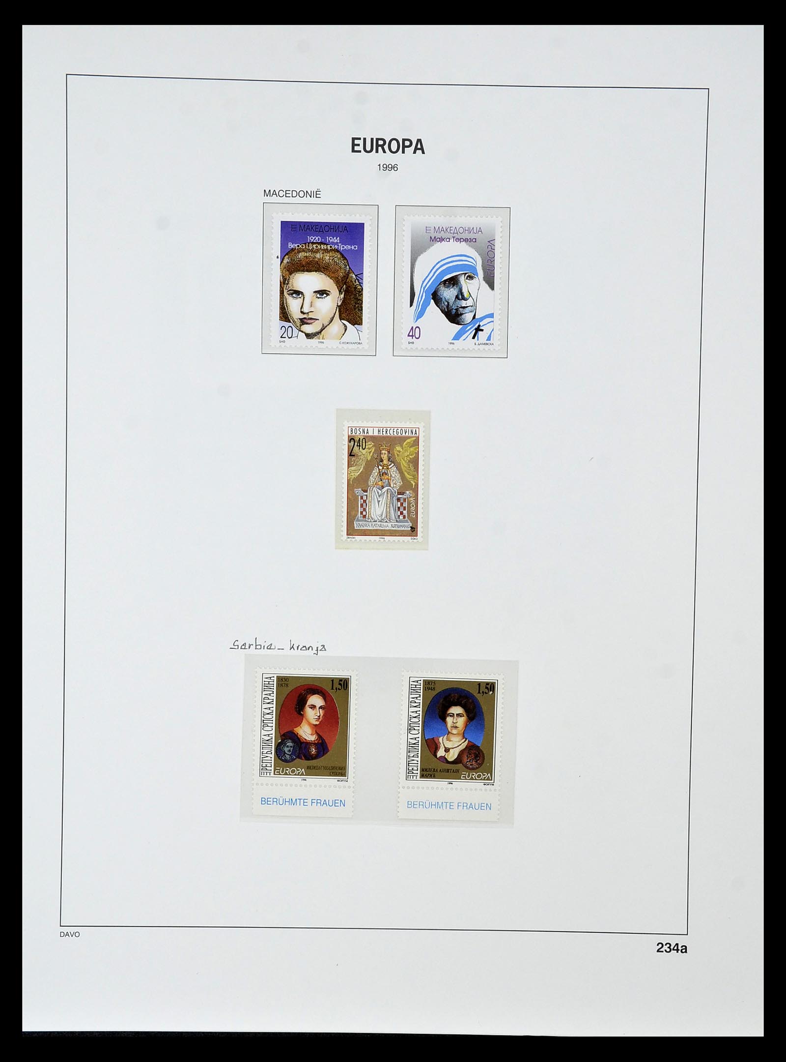 34838 398 - Postzegelverzameling 34838 Europa CEPT 1956-1998.