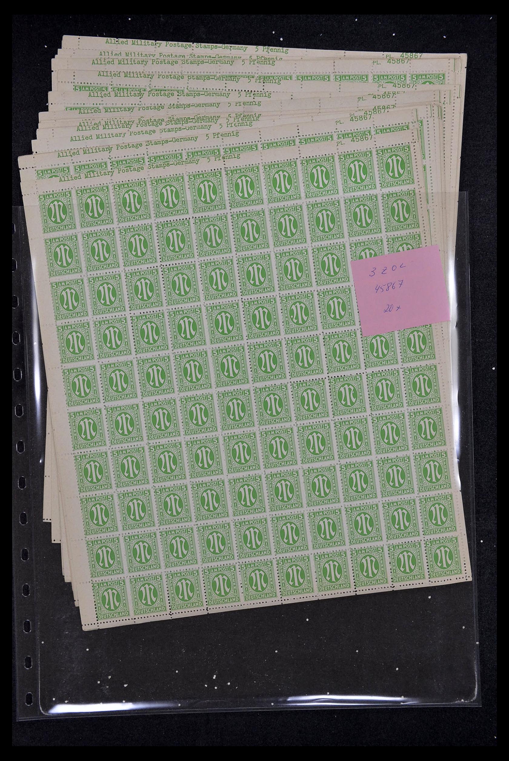 34886 102 - Postzegelverzameling 34886 Geallieerde bezetting 1945.
