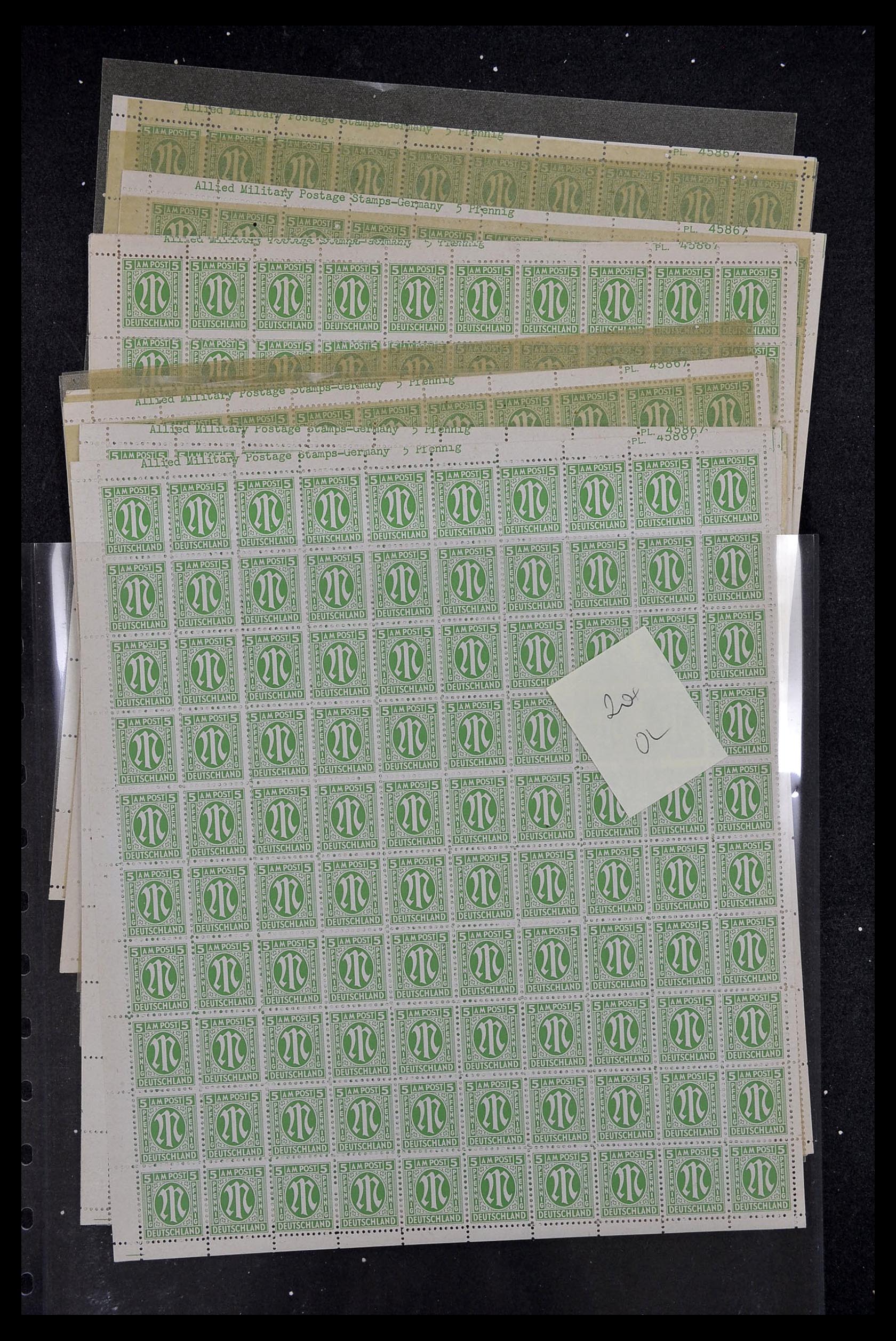 34886 103 - Postzegelverzameling 34886 Geallieerde bezetting 1945.