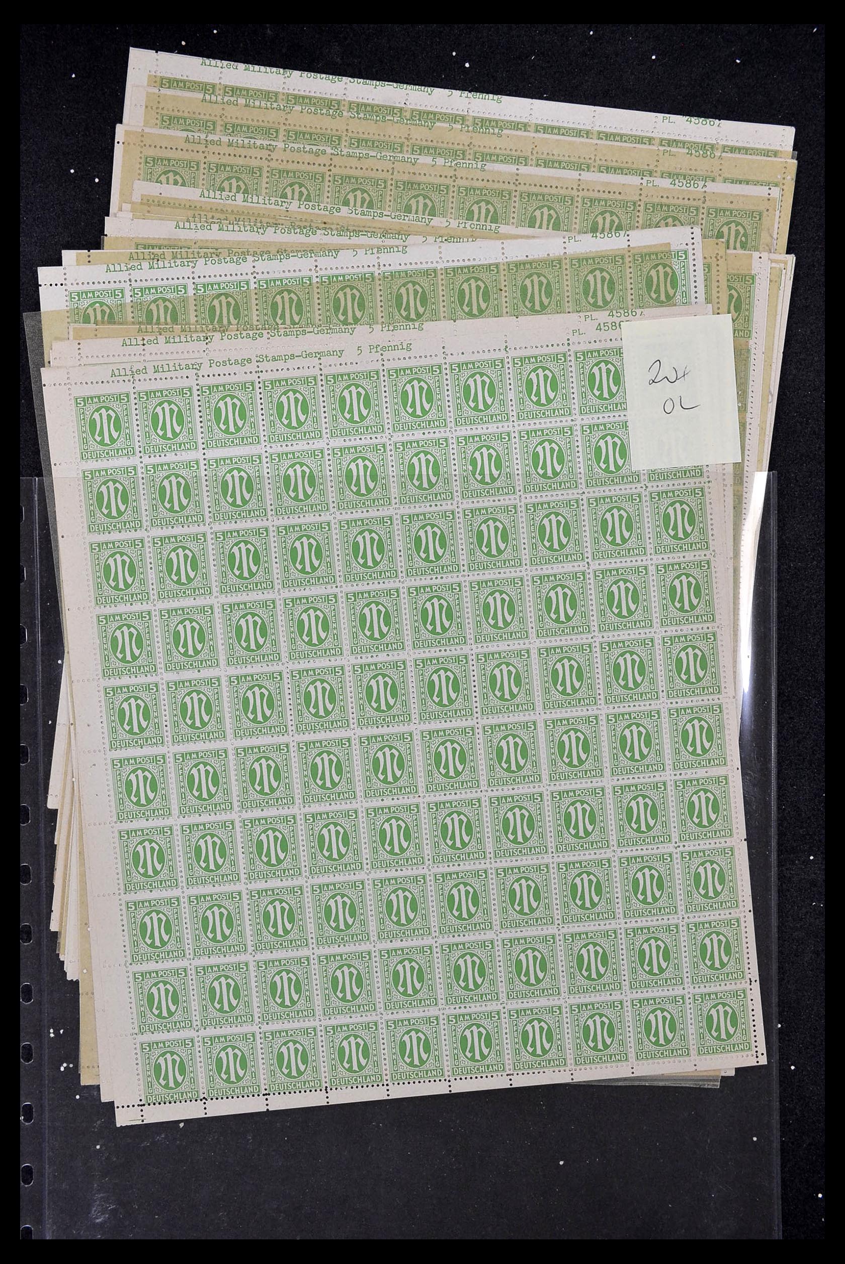 34886 104 - Postzegelverzameling 34886 Geallieerde bezetting 1945.