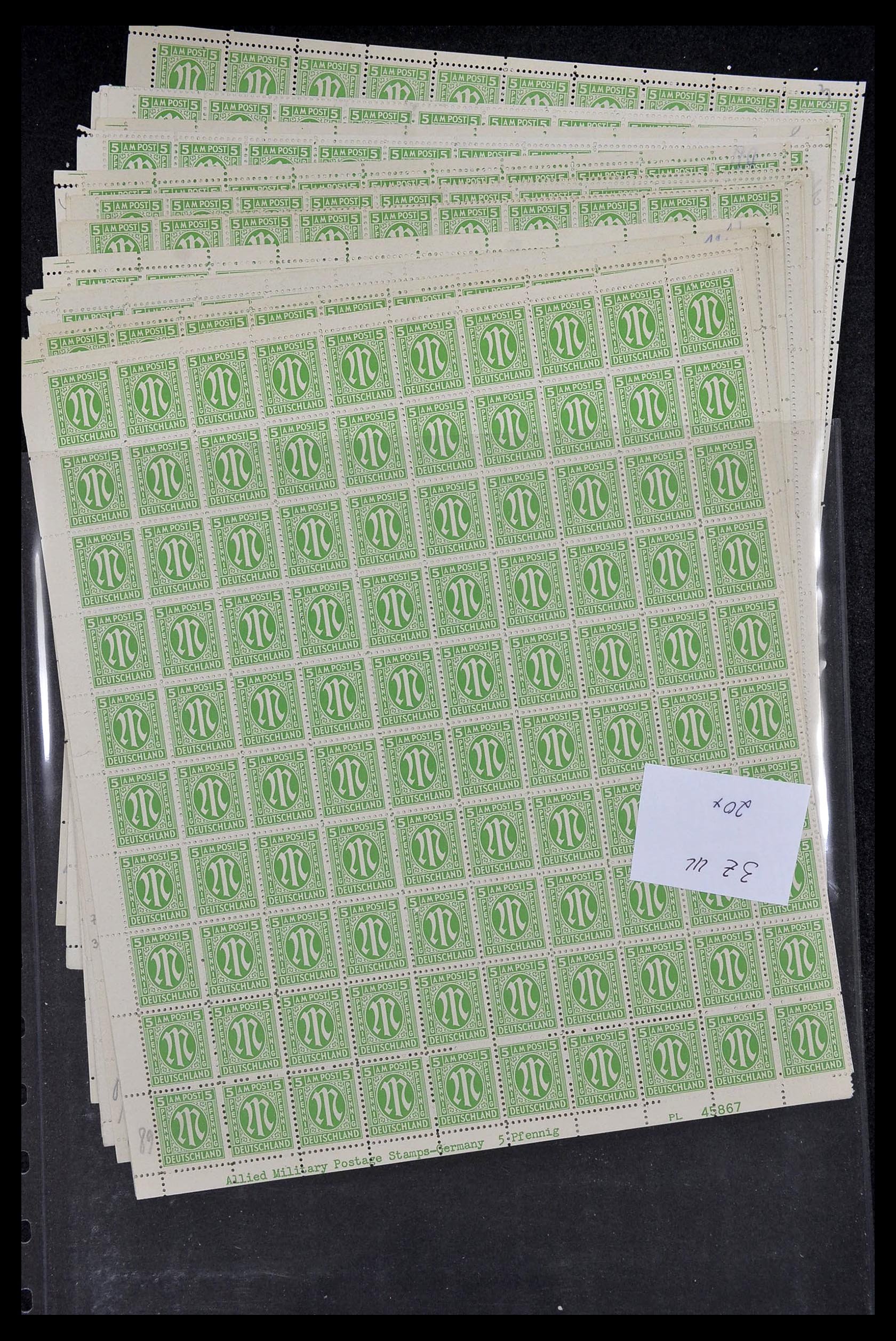 34886 108 - Postzegelverzameling 34886 Geallieerde bezetting 1945.