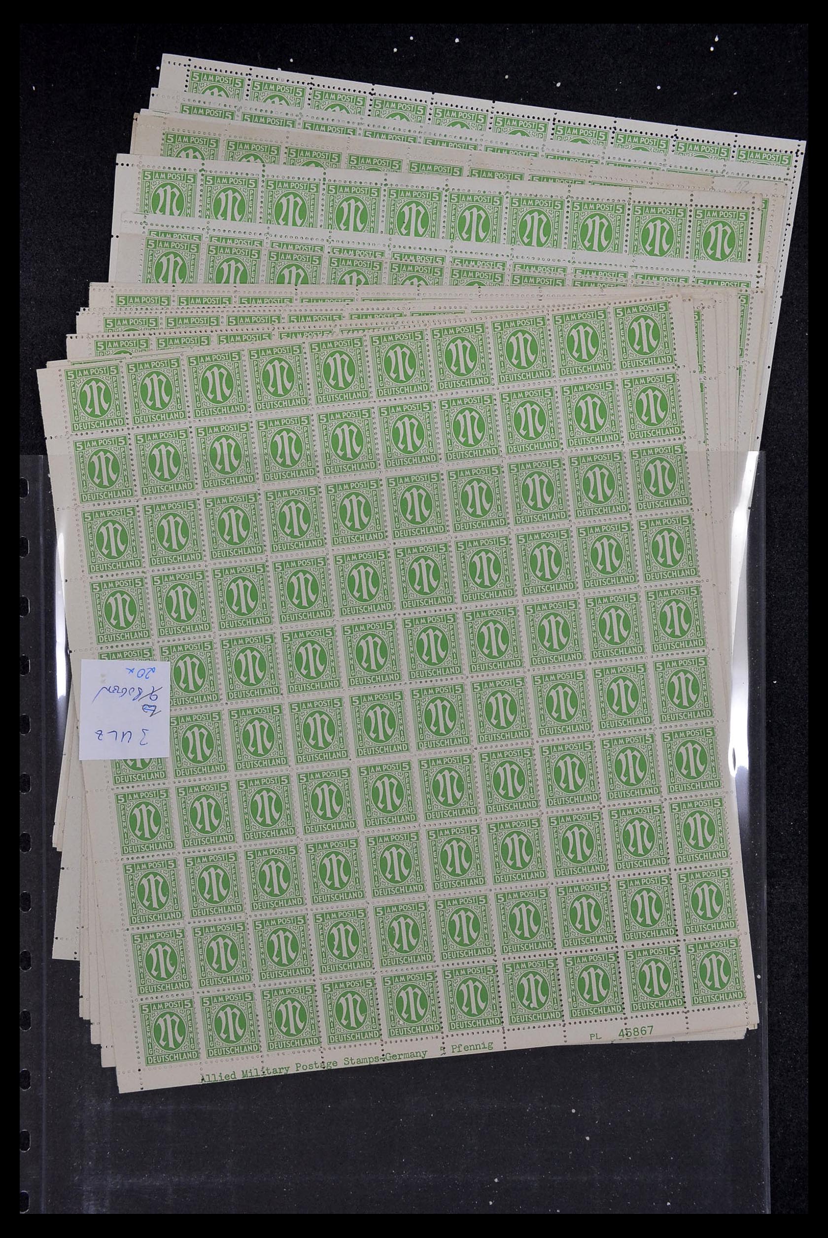 34886 116 - Postzegelverzameling 34886 Geallieerde bezetting 1945.