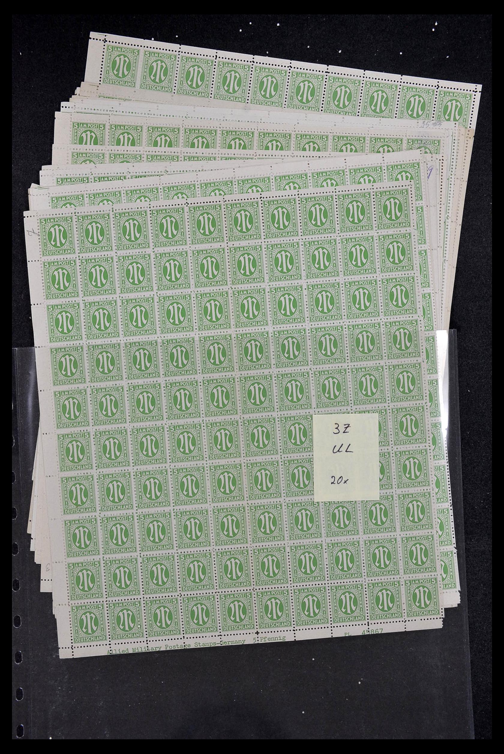 34886 117 - Postzegelverzameling 34886 Geallieerde bezetting 1945.