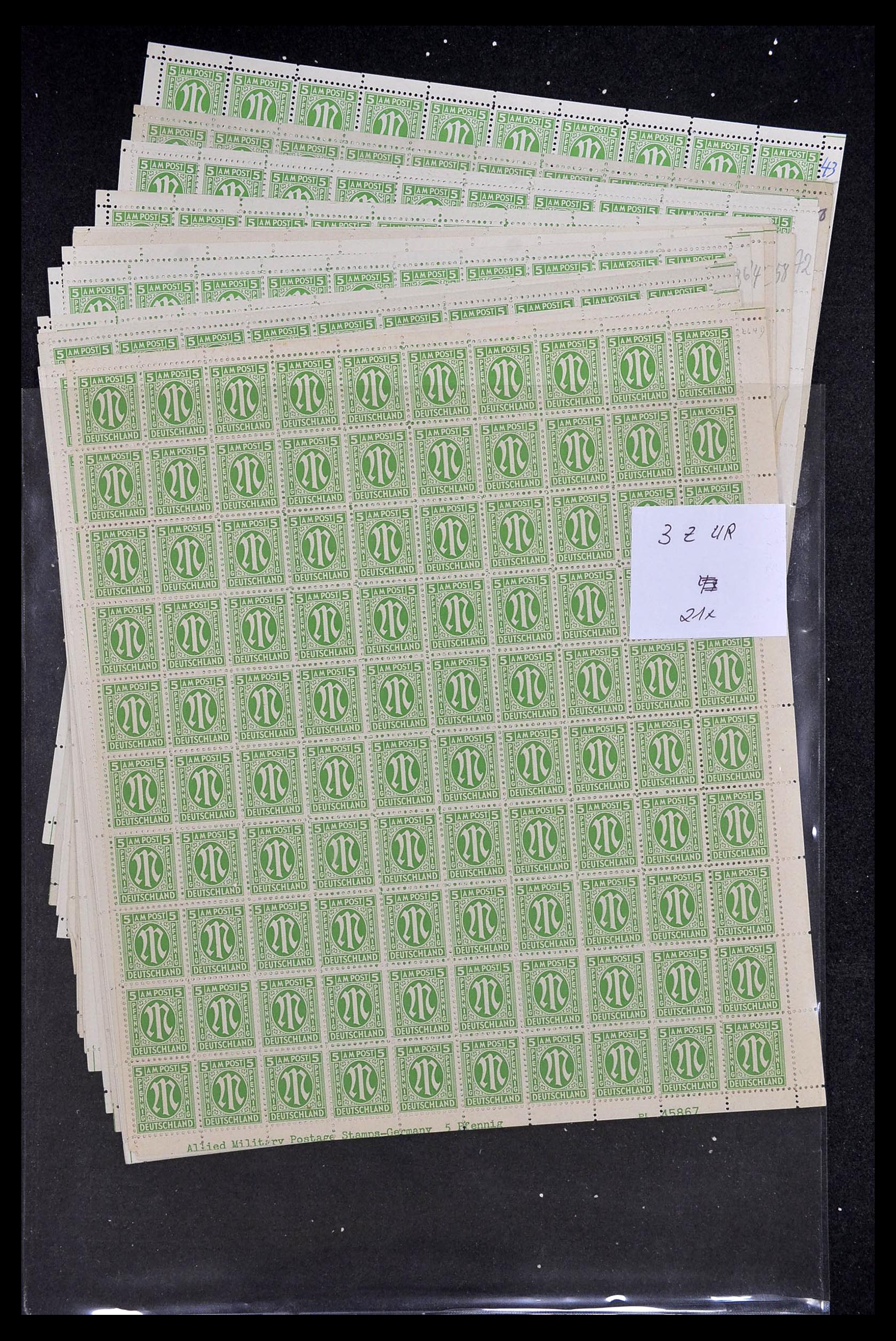 34886 118 - Postzegelverzameling 34886 Geallieerde bezetting 1945.