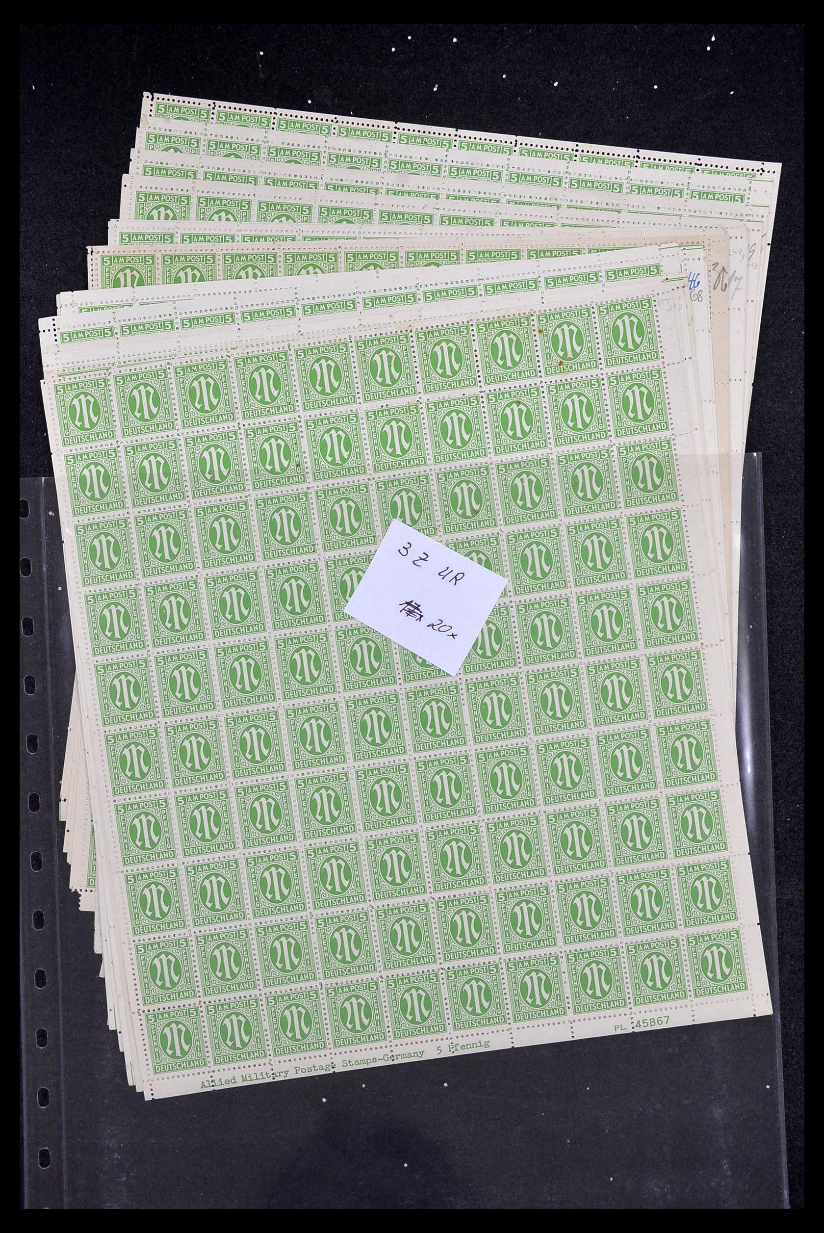 34886 119 - Postzegelverzameling 34886 Geallieerde bezetting 1945.