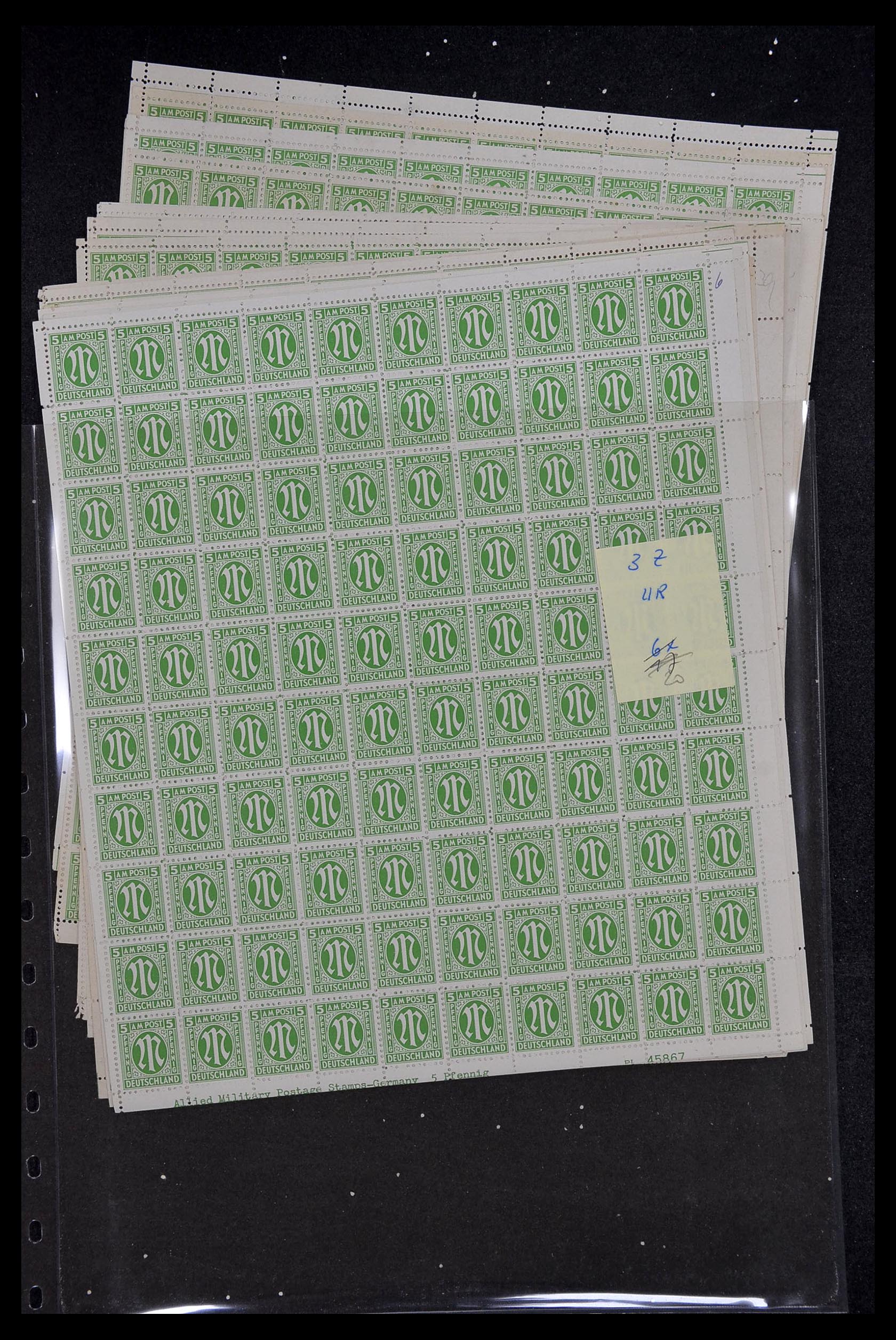 34886 120 - Postzegelverzameling 34886 Geallieerde bezetting 1945.