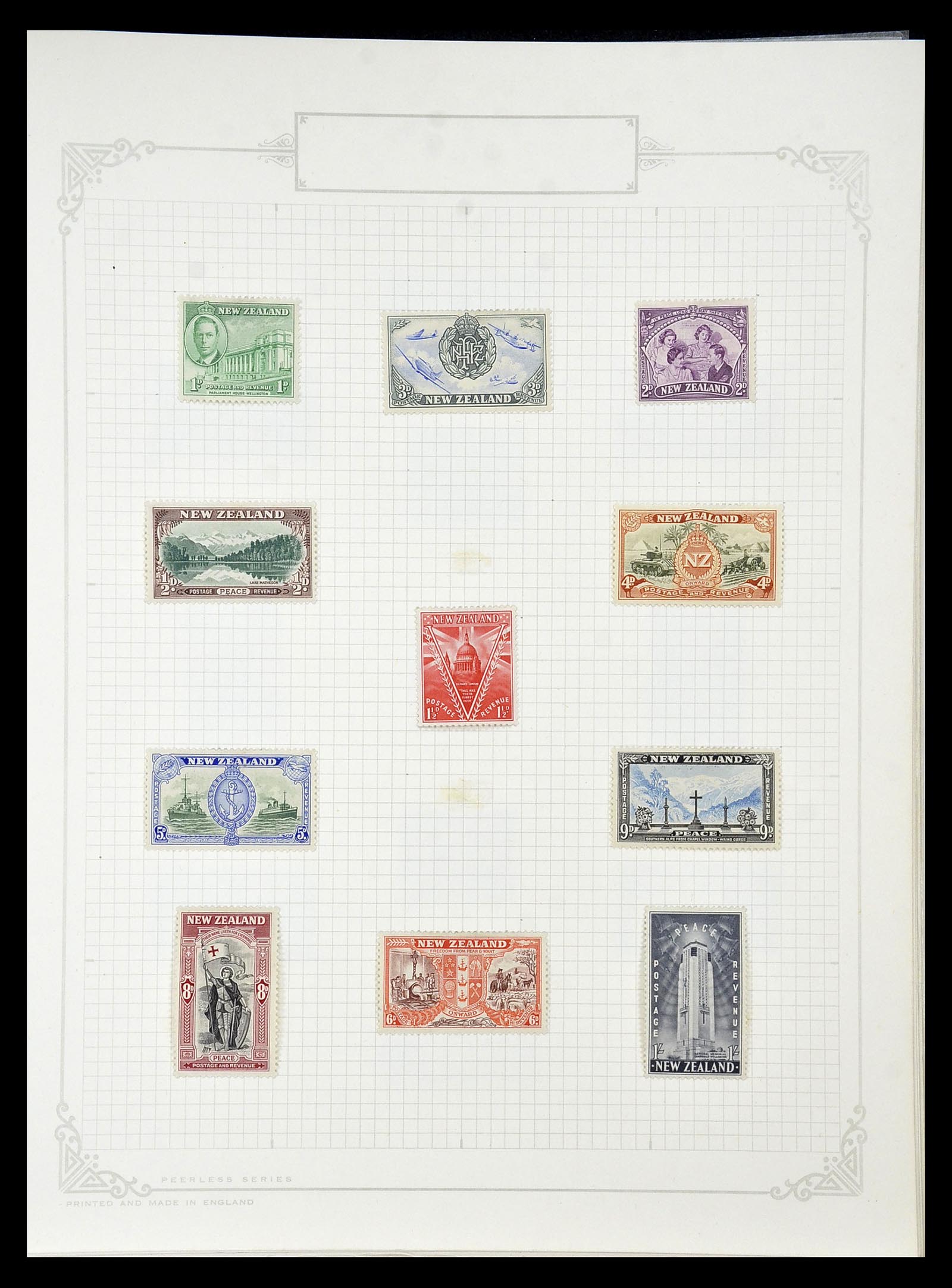 34901 201 - Postzegelverzameling 34901 Nieuw Zeeland 1862-1970.