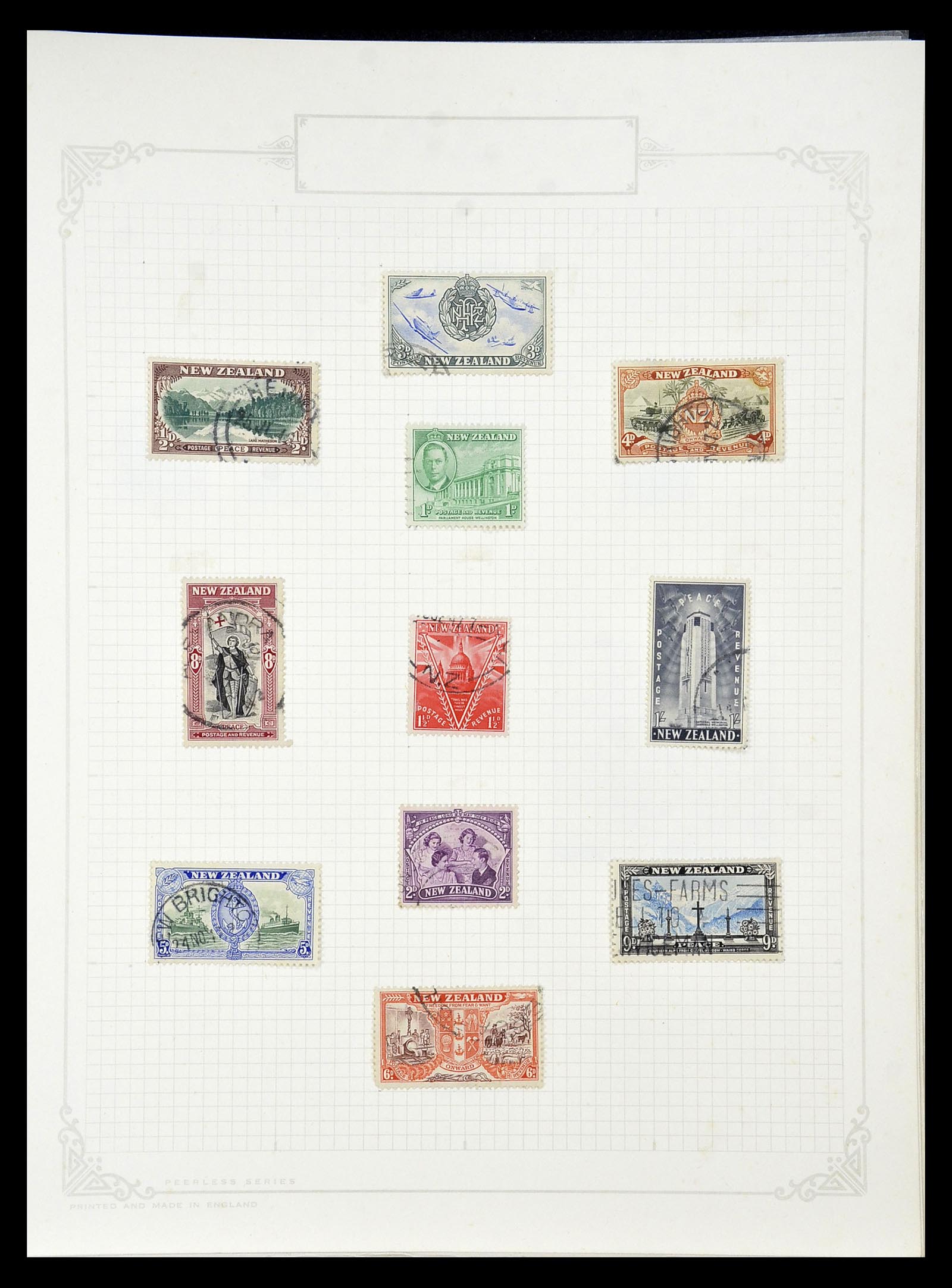 34901 203 - Postzegelverzameling 34901 Nieuw Zeeland 1862-1970.