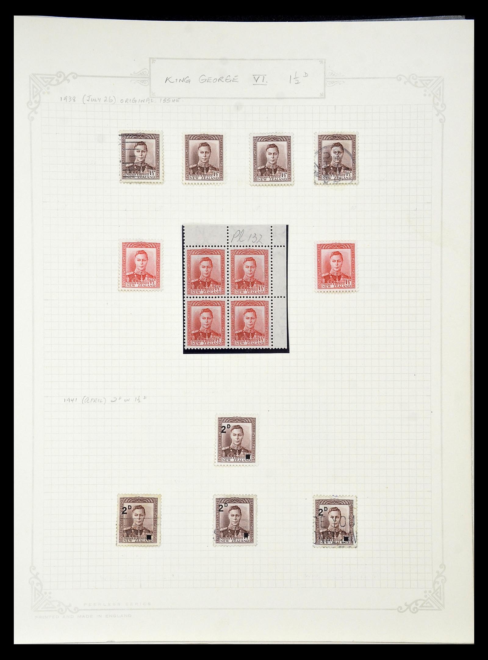 34901 206 - Postzegelverzameling 34901 Nieuw Zeeland 1862-1970.