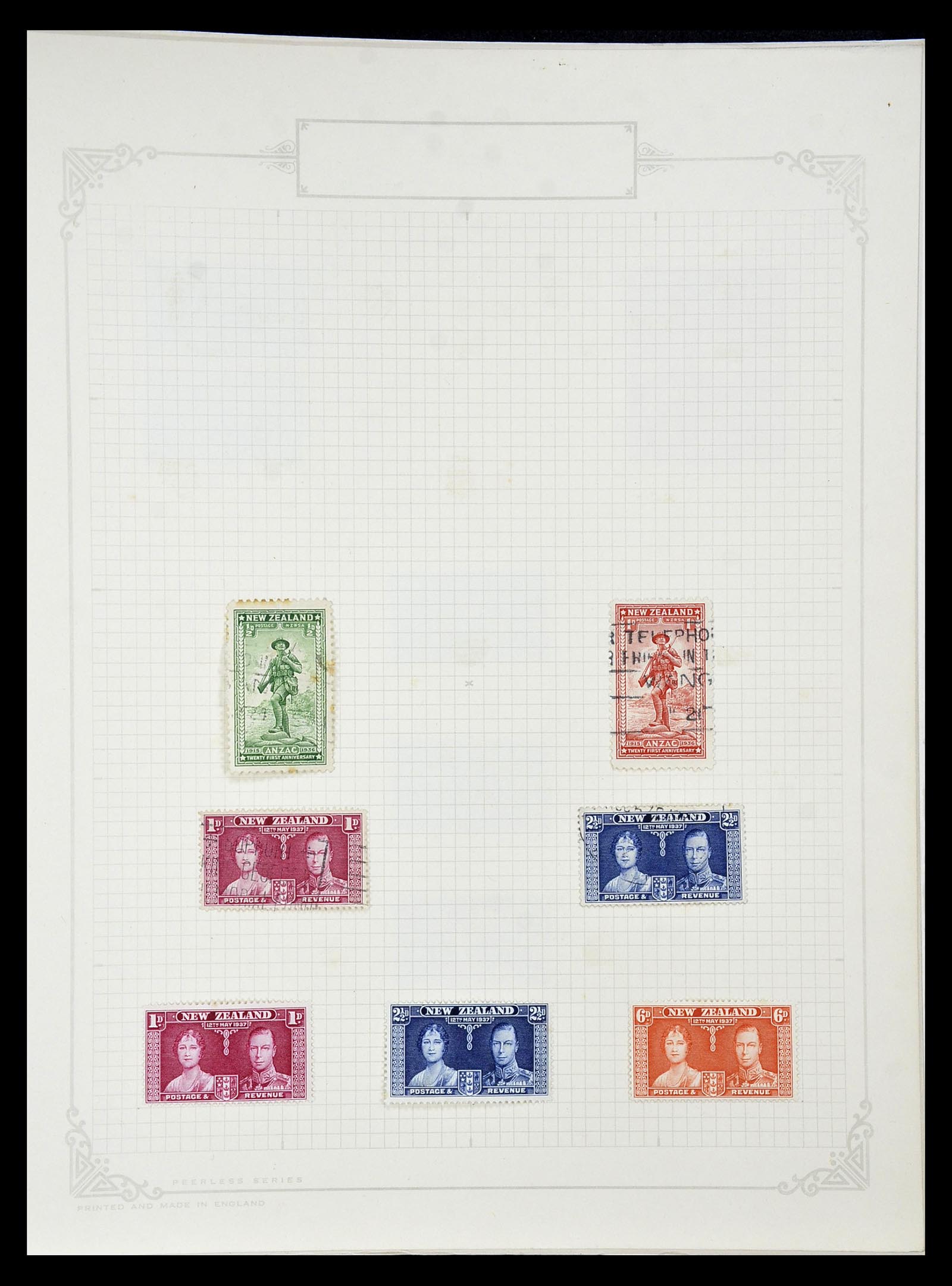 34901 214 - Postzegelverzameling 34901 Nieuw Zeeland 1862-1970.