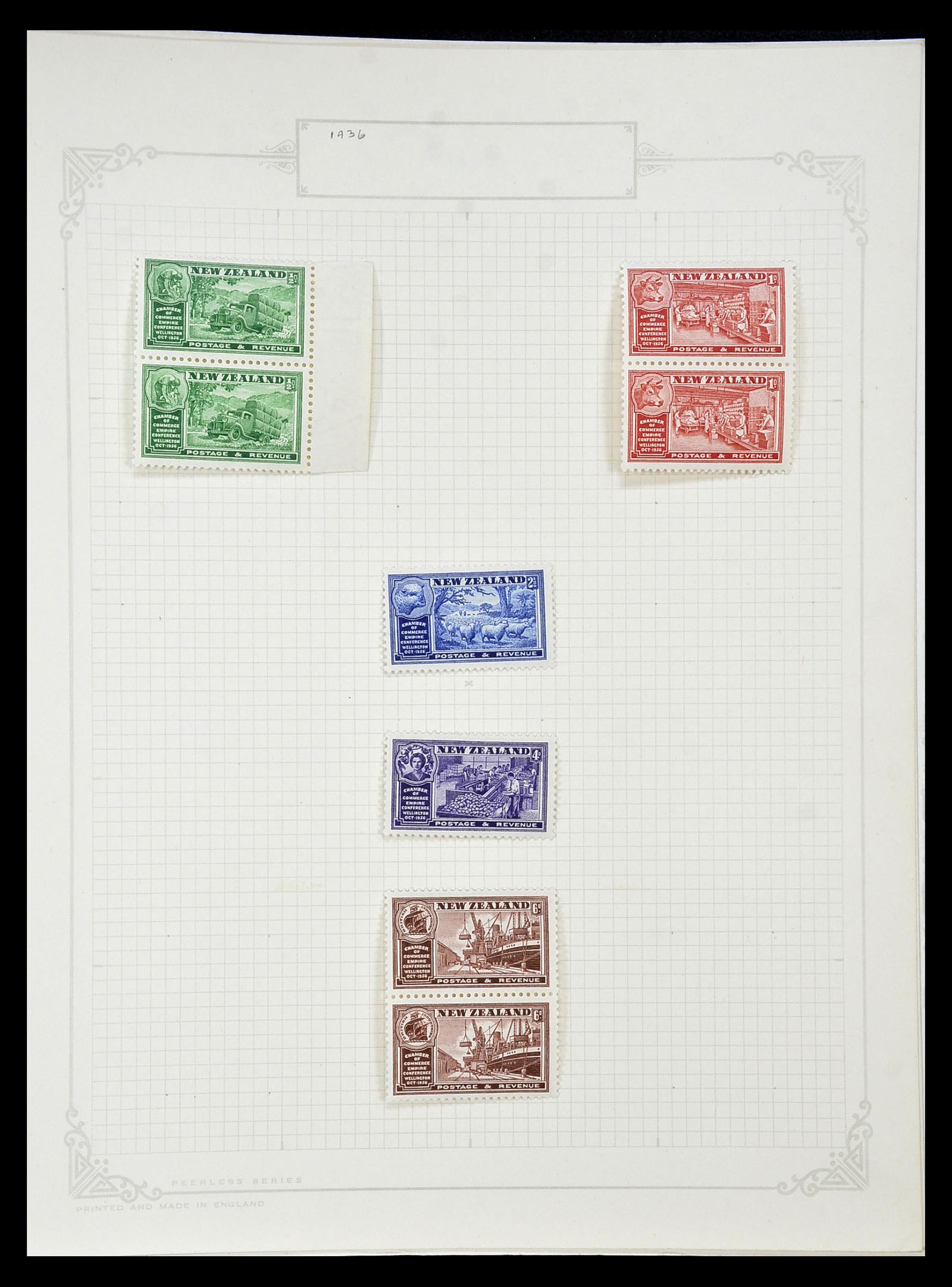34901 215 - Postzegelverzameling 34901 Nieuw Zeeland 1862-1970.