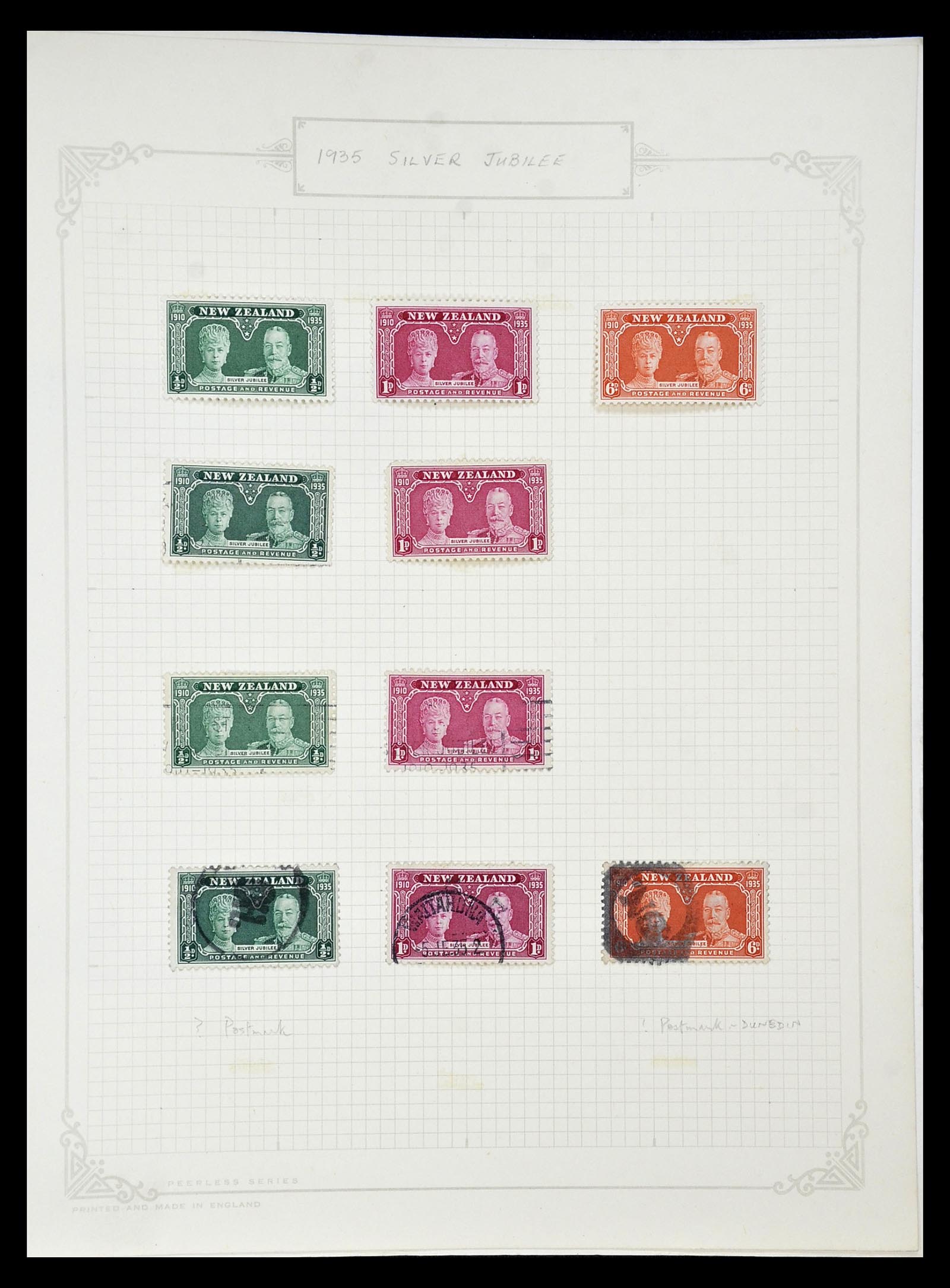 34901 216 - Postzegelverzameling 34901 Nieuw Zeeland 1862-1970.