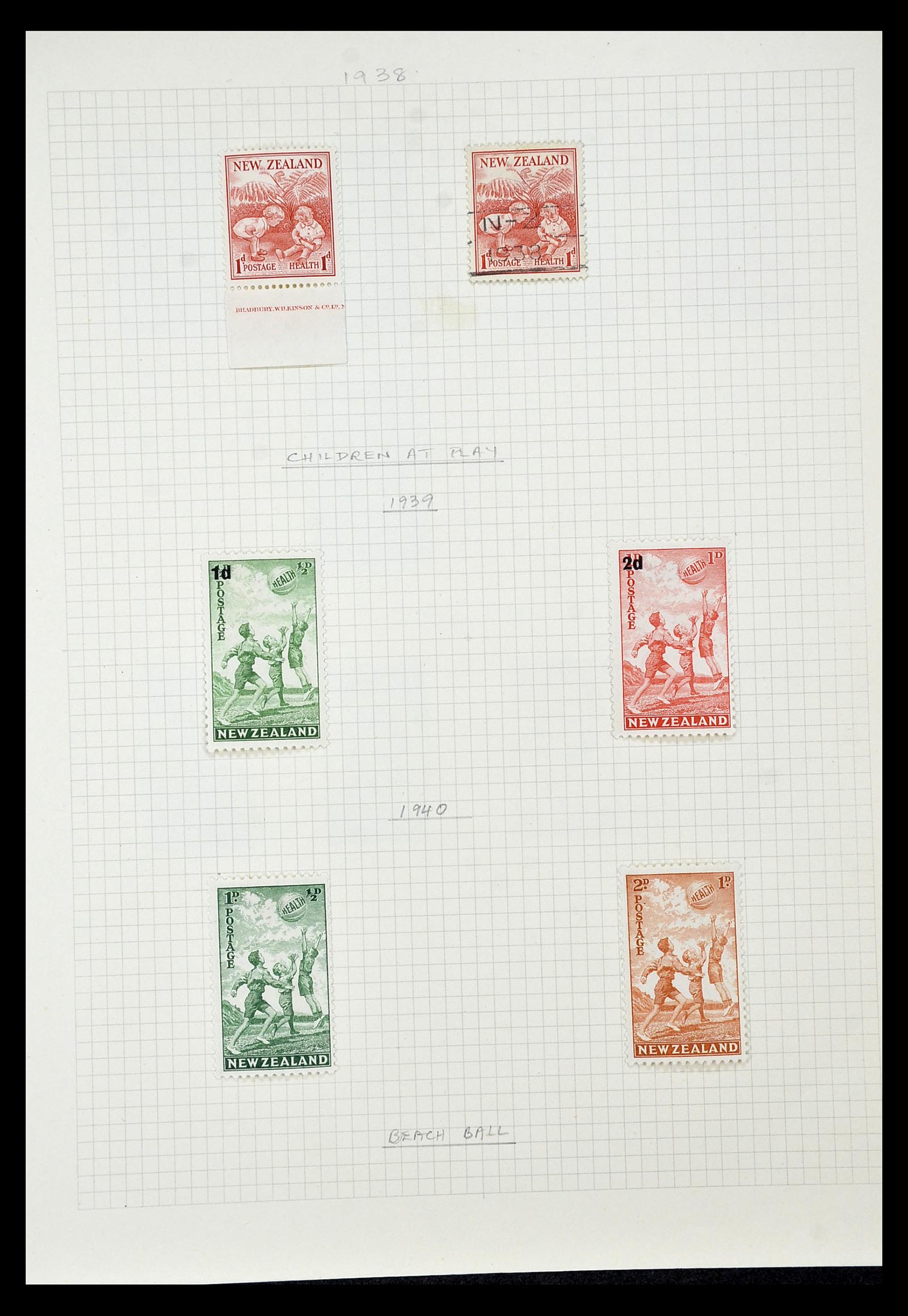 34901 219 - Postzegelverzameling 34901 Nieuw Zeeland 1862-1970.