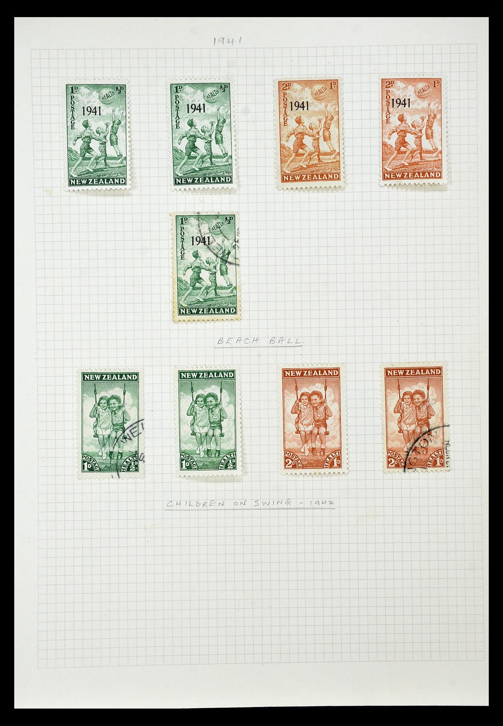34901 220 - Postzegelverzameling 34901 Nieuw Zeeland 1862-1970.