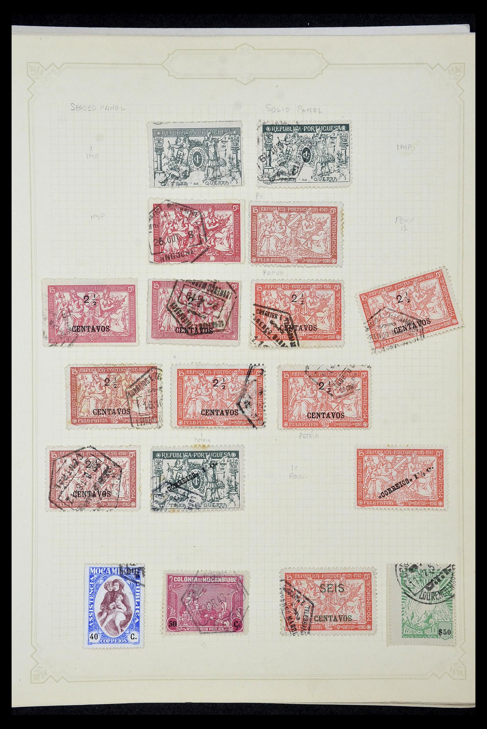 34922 084 - Postzegelverzameling 34922 Portugese koloniën 1871-1951.